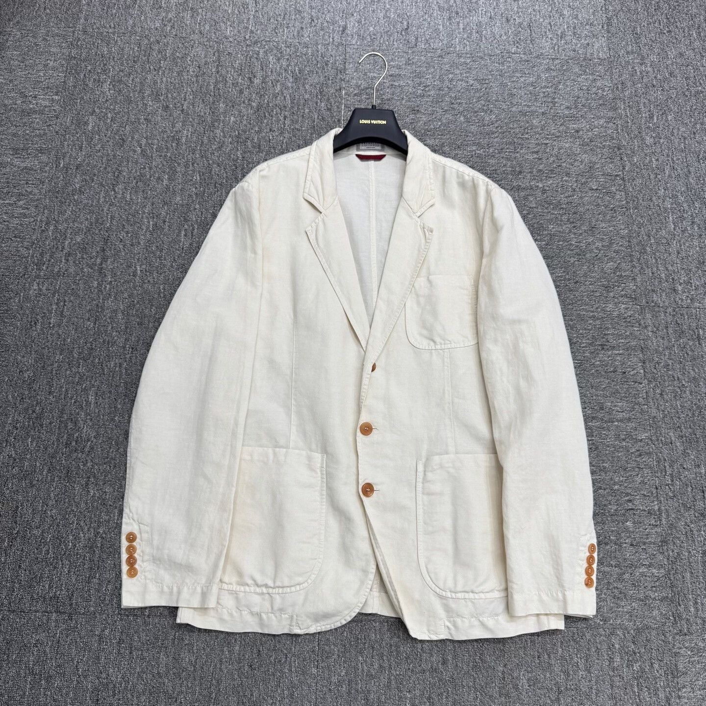 Brunello Cucinelli brunello cucinelli linen suit jacket Size US L / EU 52-54 / 3 - 1 Thumbnail