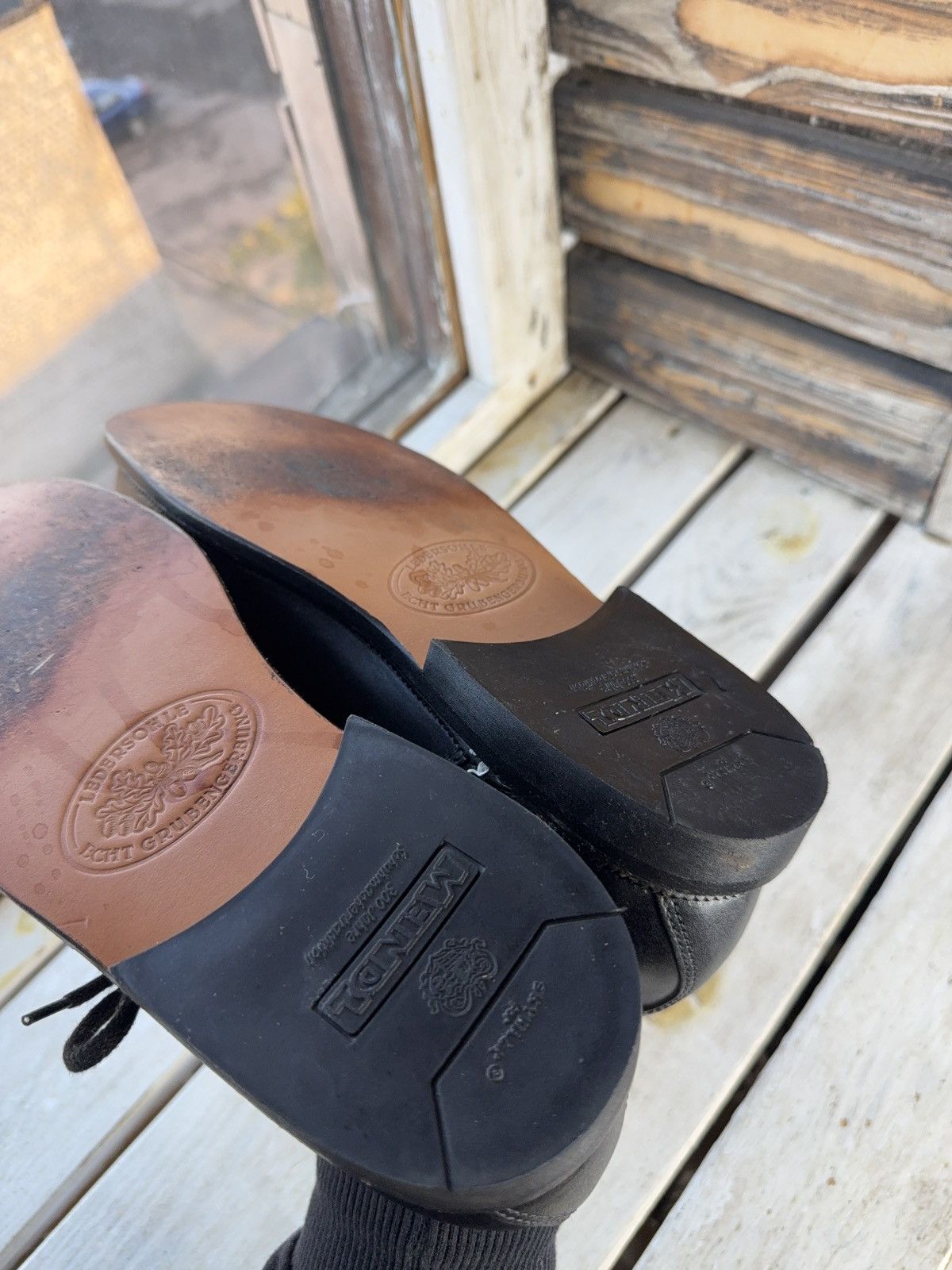 Vintage Luxury Meindl Traditional Haferlschuh Leather Shoes UK 9 Size US 9 / EU 42 - 9 Thumbnail
