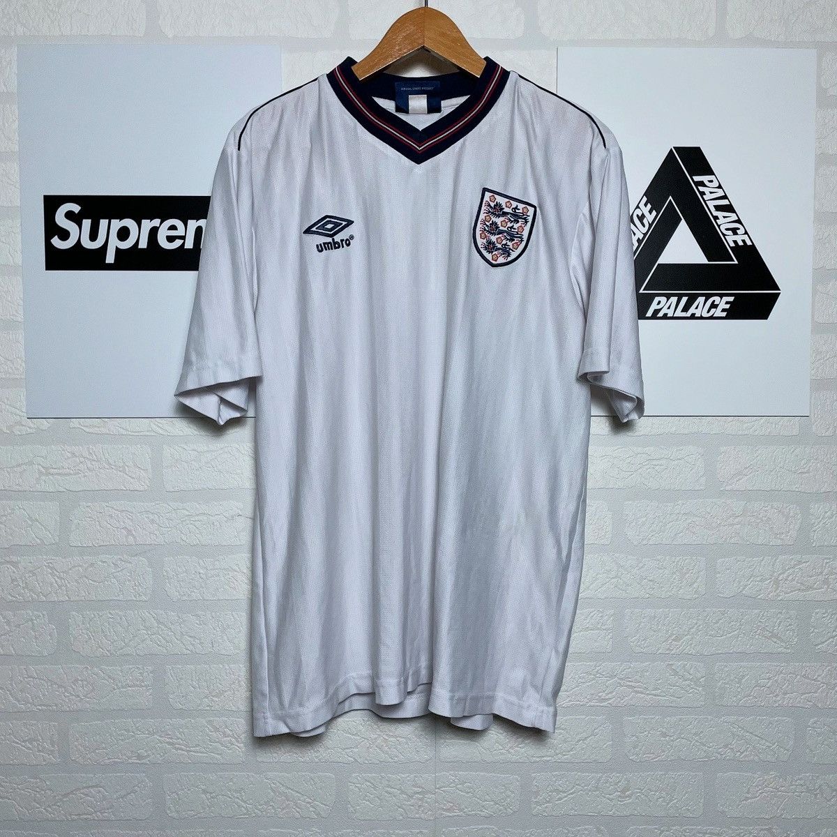 Umbro × Vintage VINTAGE 90S REPRINT HOME ENGLAND NATIONAL JERSEY UMBRO L Size US M / EU 48-50 / 2 - 1 Thumbnail