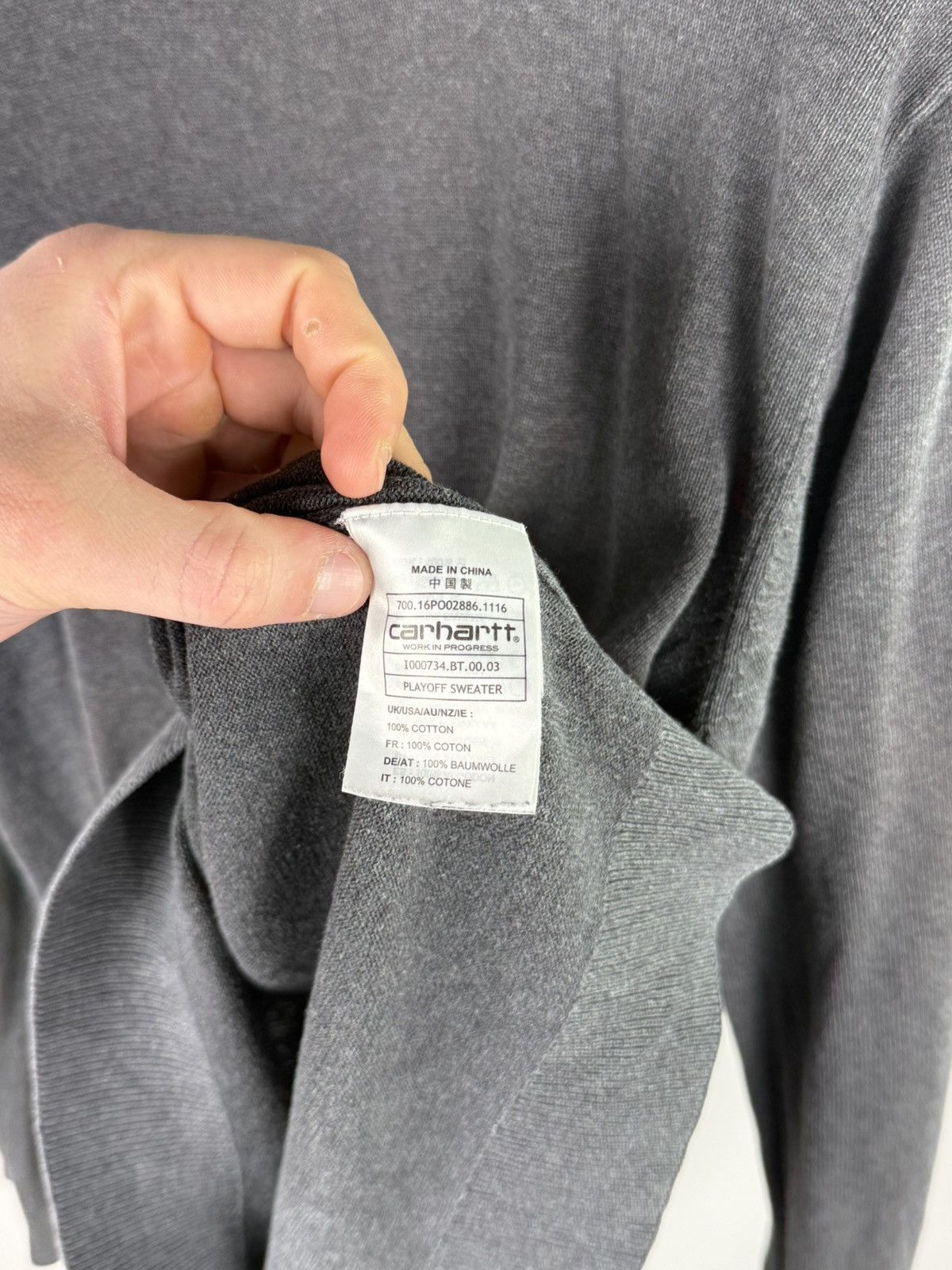 Carhartt Wip Carhartt WIP Playoff Sweater - Minimal Streetwear Essential Size US M / EU 48-50 / 2 - 5 Thumbnail