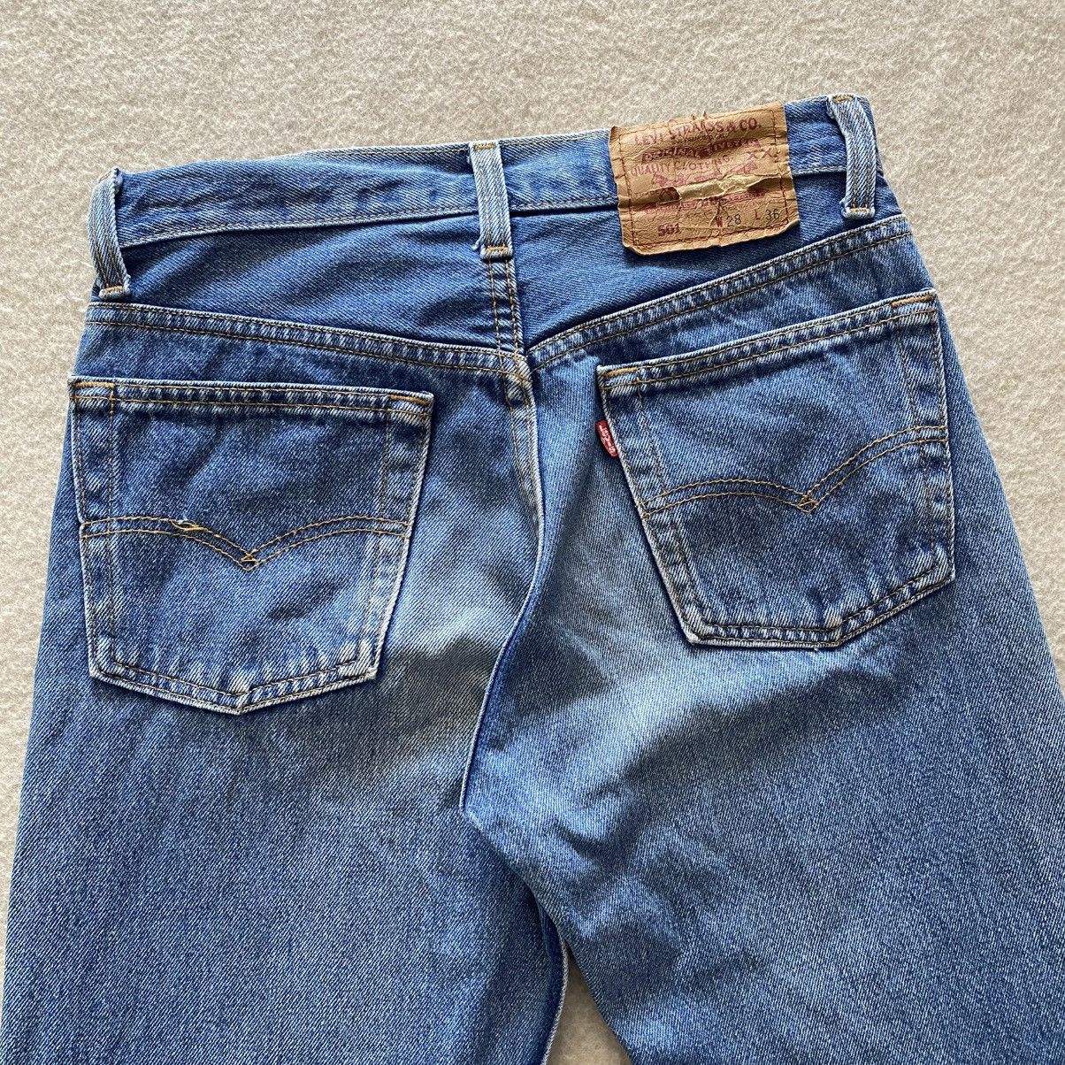 Levi's Vintage Clothing × Vintage Vintage 90's Levis 501 Distressed Cropped Jeans W27 Size 27" / US 4 / IT 40 - 5 Thumbnail