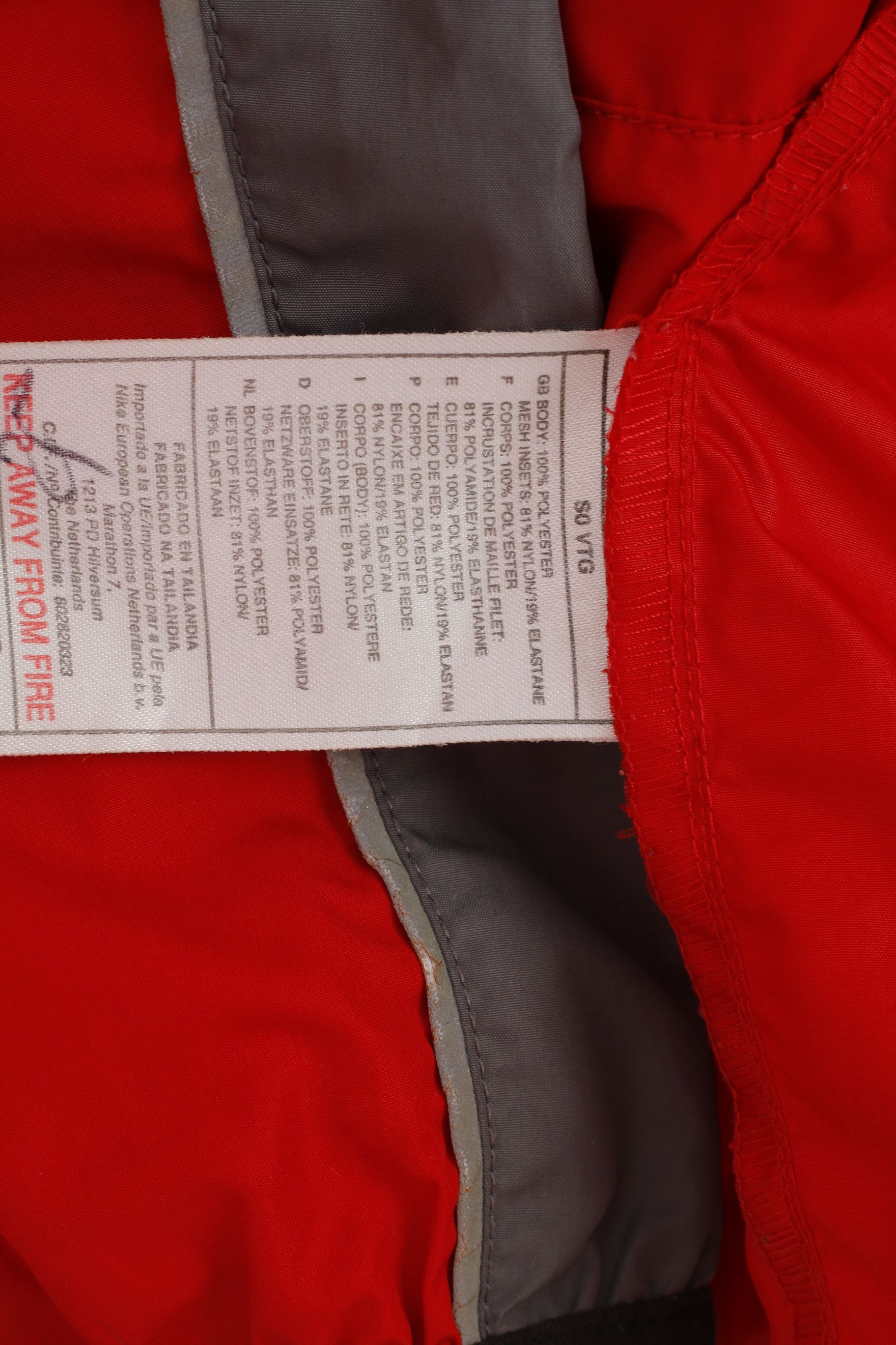 Nike Nike Men M4Jacket Lightweight Vtg Red Oldschool 4421 Size US M / EU 48-50 / 2 - 7 Thumbnail