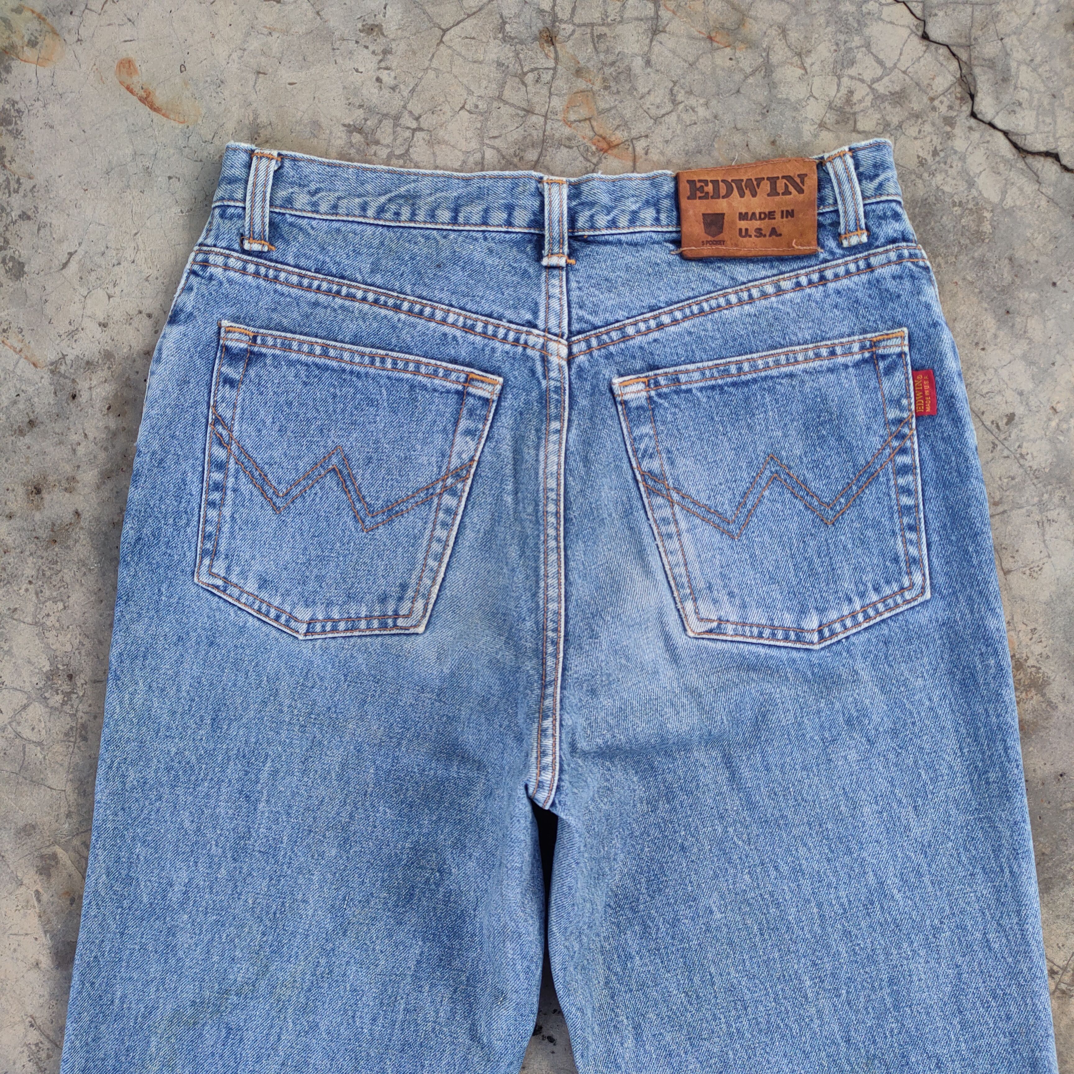 Edwin Edwin vintage made in USA faded jean denim pants Size US 32 / EU 48 - 11 Thumbnail