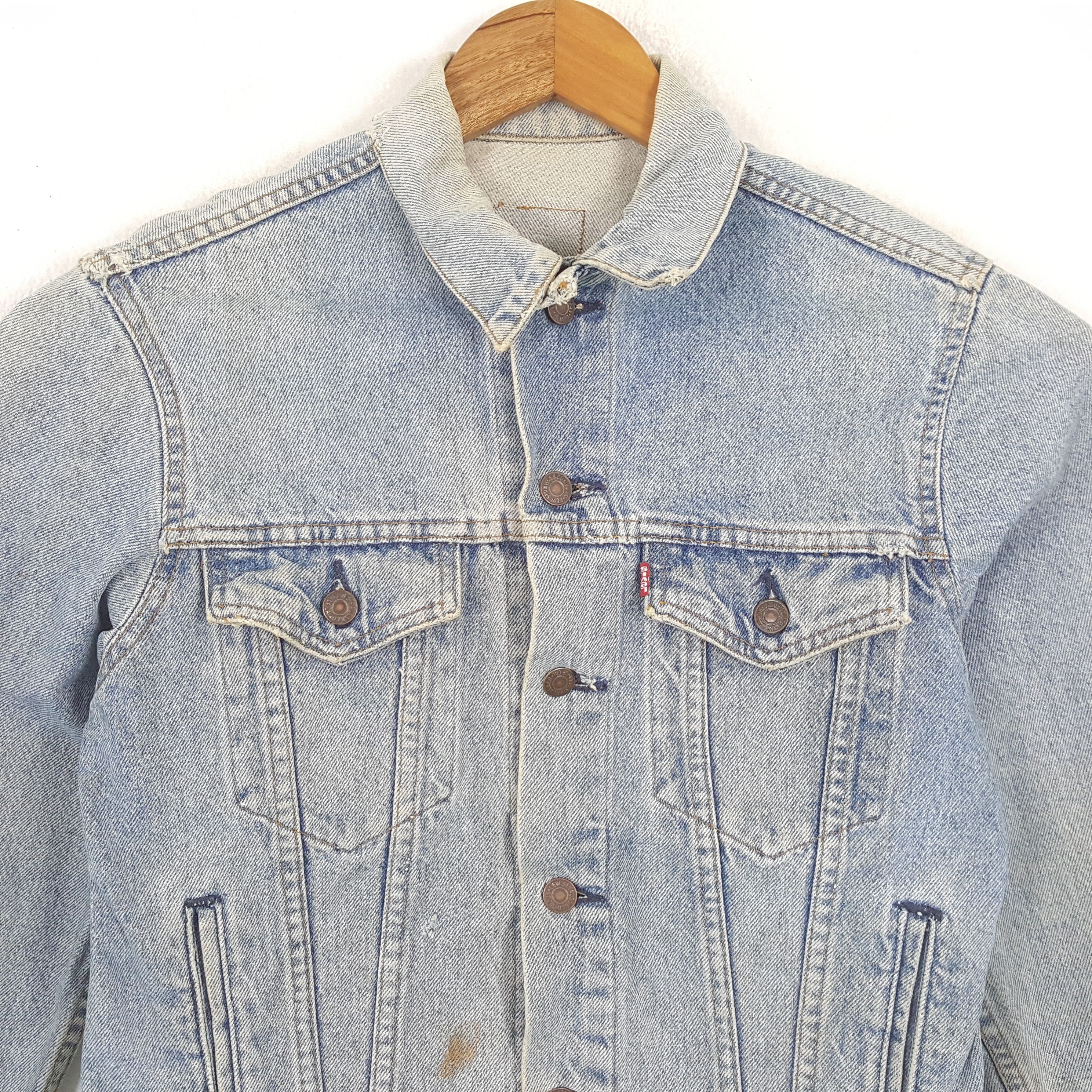 Band Tees × Levi's × Vintage Vintage LEVI'S x JAMIROQUAI Band Distressed Custom Jacket Size US S / EU 44-46 / 1 - 4 Thumbnail