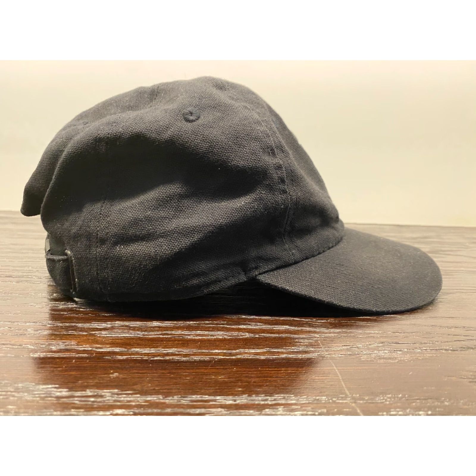 Adidas ADIDAS Hat Adult One Size Black Twill Adjustable Strap Back Golf Logo Trefoil Baseball Cap Mens Size ONE SIZE - 3 Thumbnail