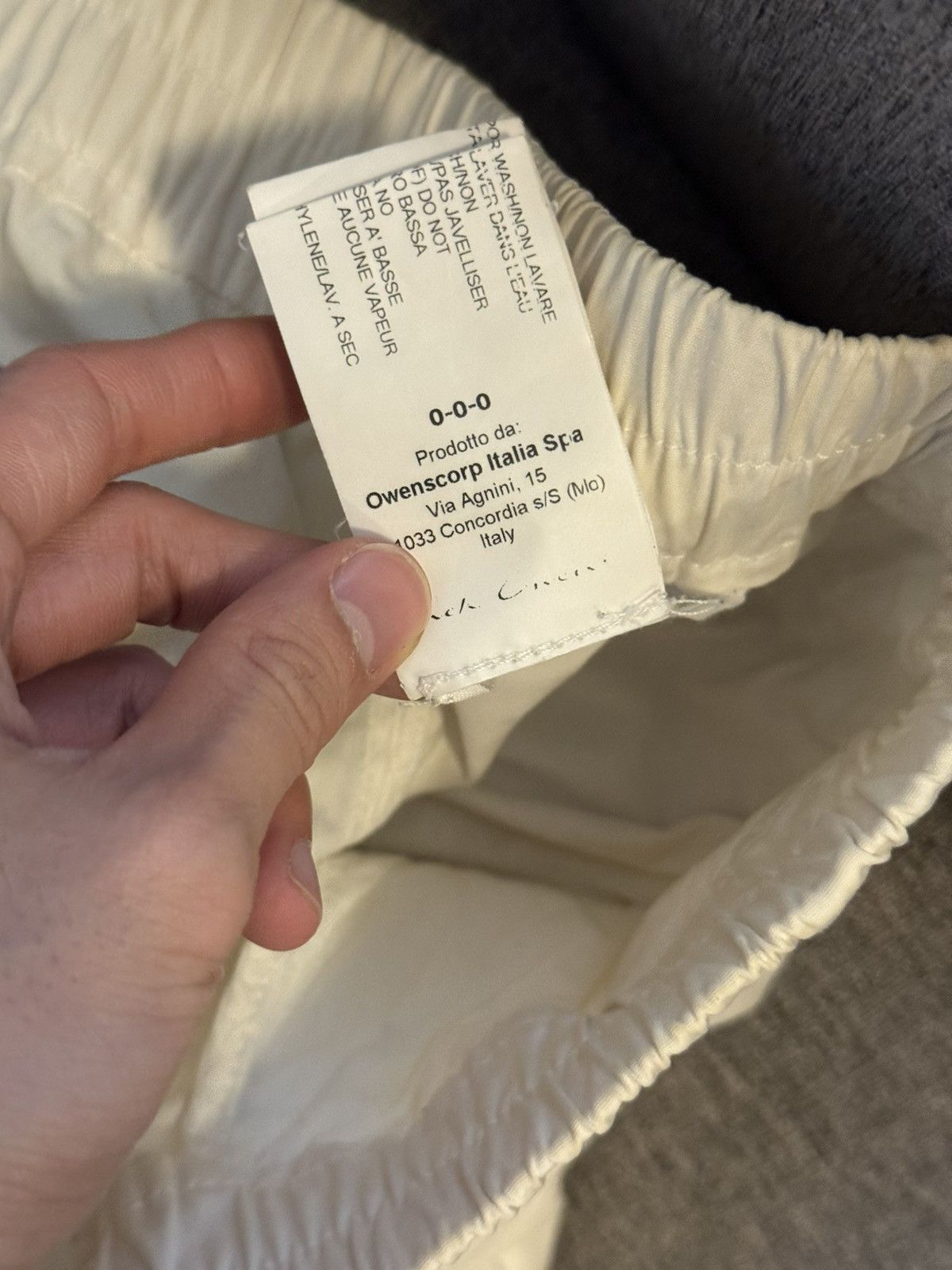 Rick owens SS16 samples walrus Pannier shorts