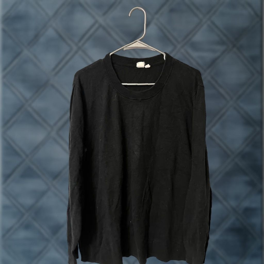 Gap GAP Women's XXL Black Modern Relaxed Wedge Crewneck Sweatshirt Shirt Ladies Regular Size 2XL Black Modern GAP Sweatshirt Crewneck Size XXL / US 16-18 / IT 52-54 - 1 Thumbnail