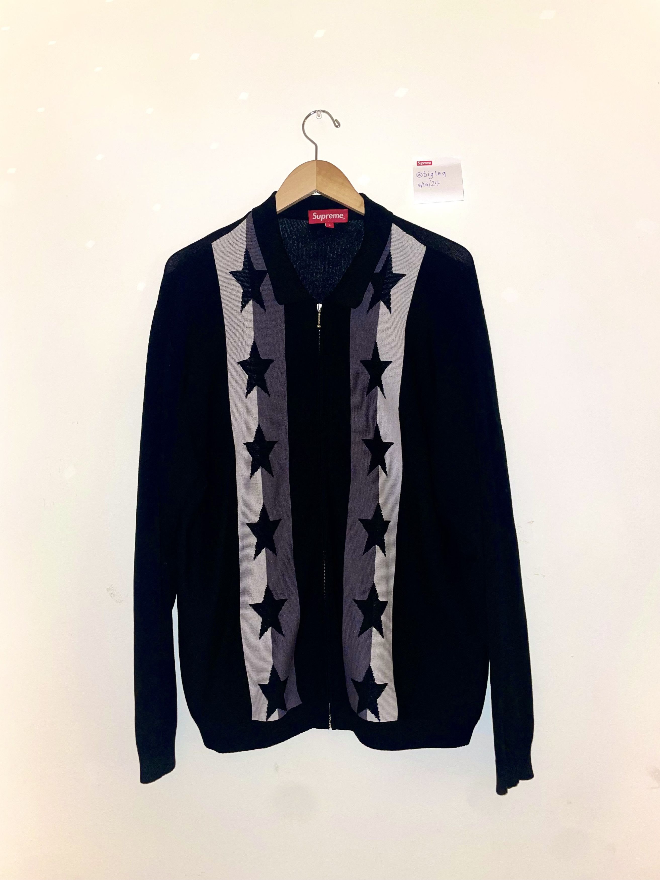 Supreme Supreme Stars Zip Up | Grailed