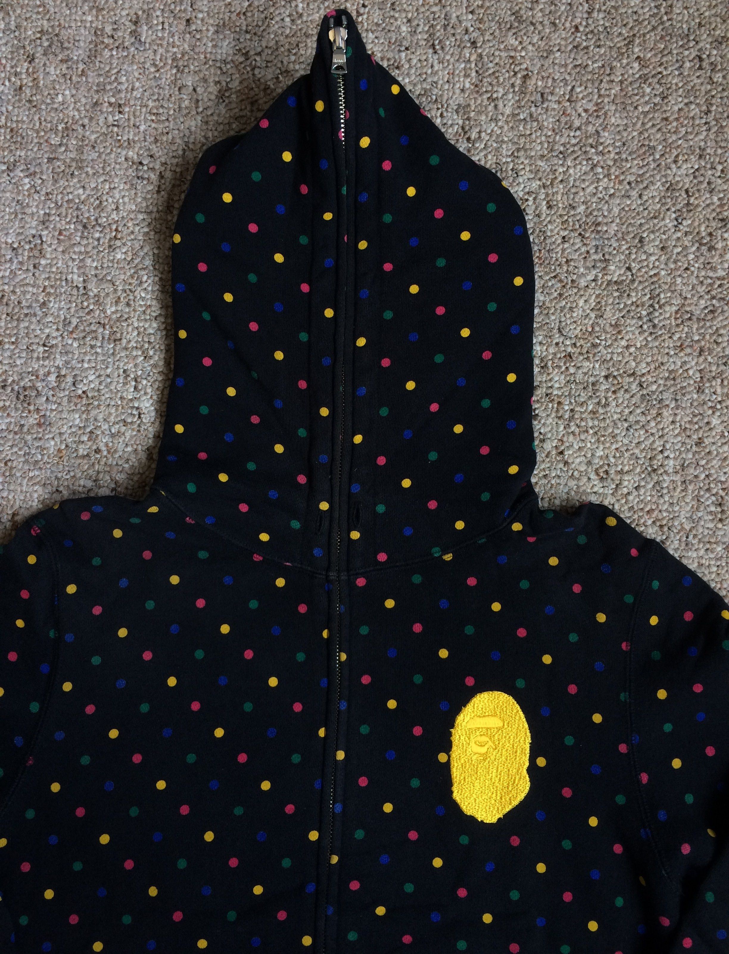 Bape Bathing Ape Polka Dots Full Zip Hoodie Size US M / EU 48-50 / 2 - 2 Thumbnail