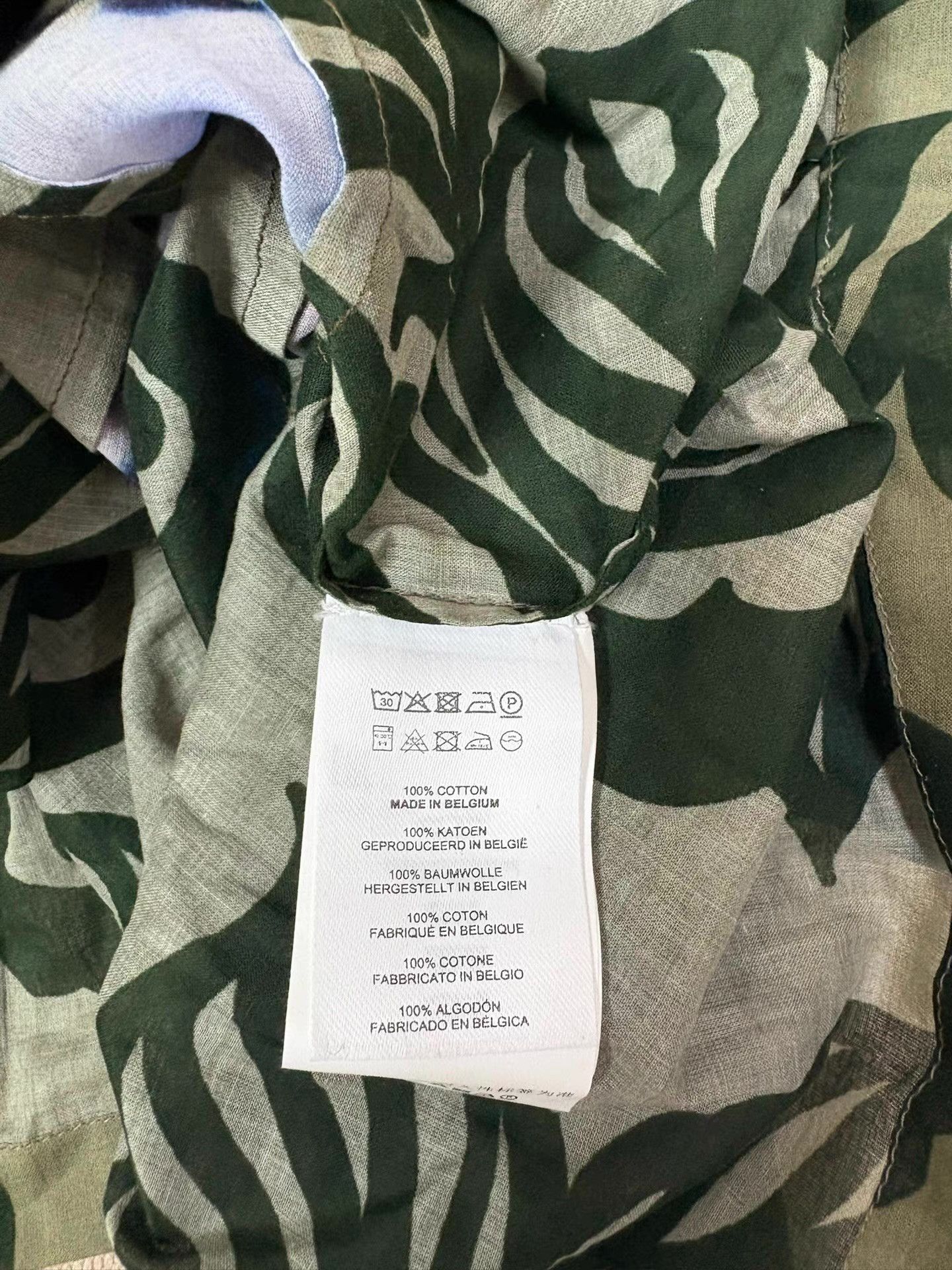 Dries Van Noten Dries Van Noten 23SS Men's Panelled Oversized T-shirt Ｑ21 Size US M / EU 48-50 / 2 - 4 Thumbnail