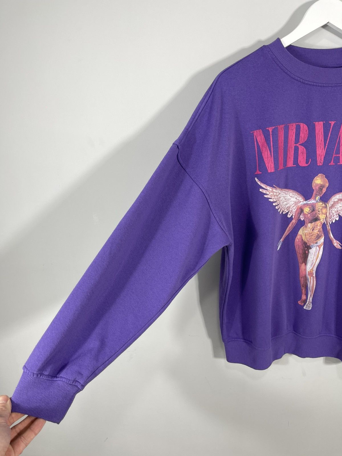 Nirvana Vintage 00's Y2k Nirvana In Utero Oversized Baggy Sweatshirt Size US M / EU 48-50 / 2 - 7 Thumbnail