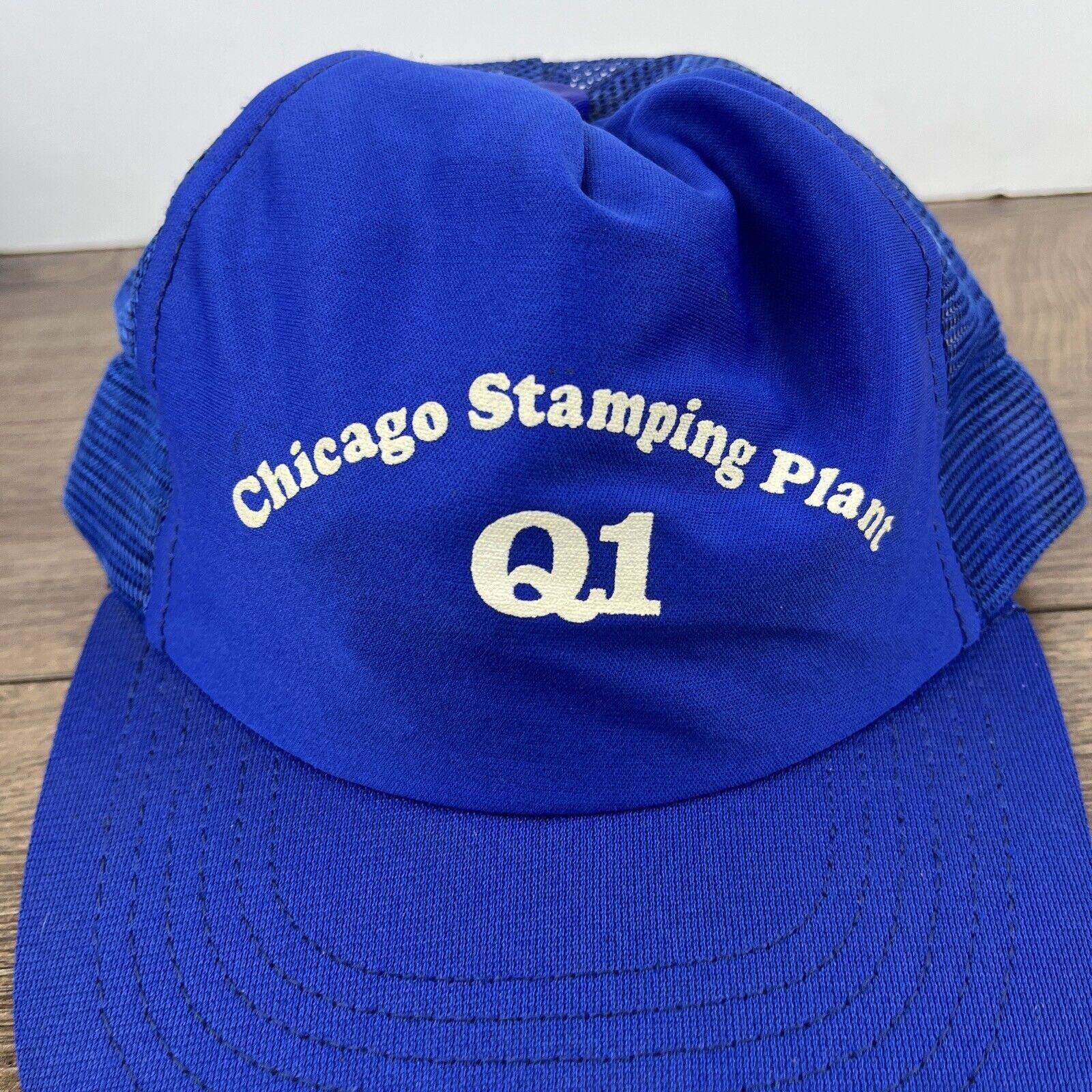 Other Chicago Stamping Plant Hat Q1 Blue Hat Snapback Adjustable A Size ONE SIZE - 7 Thumbnail