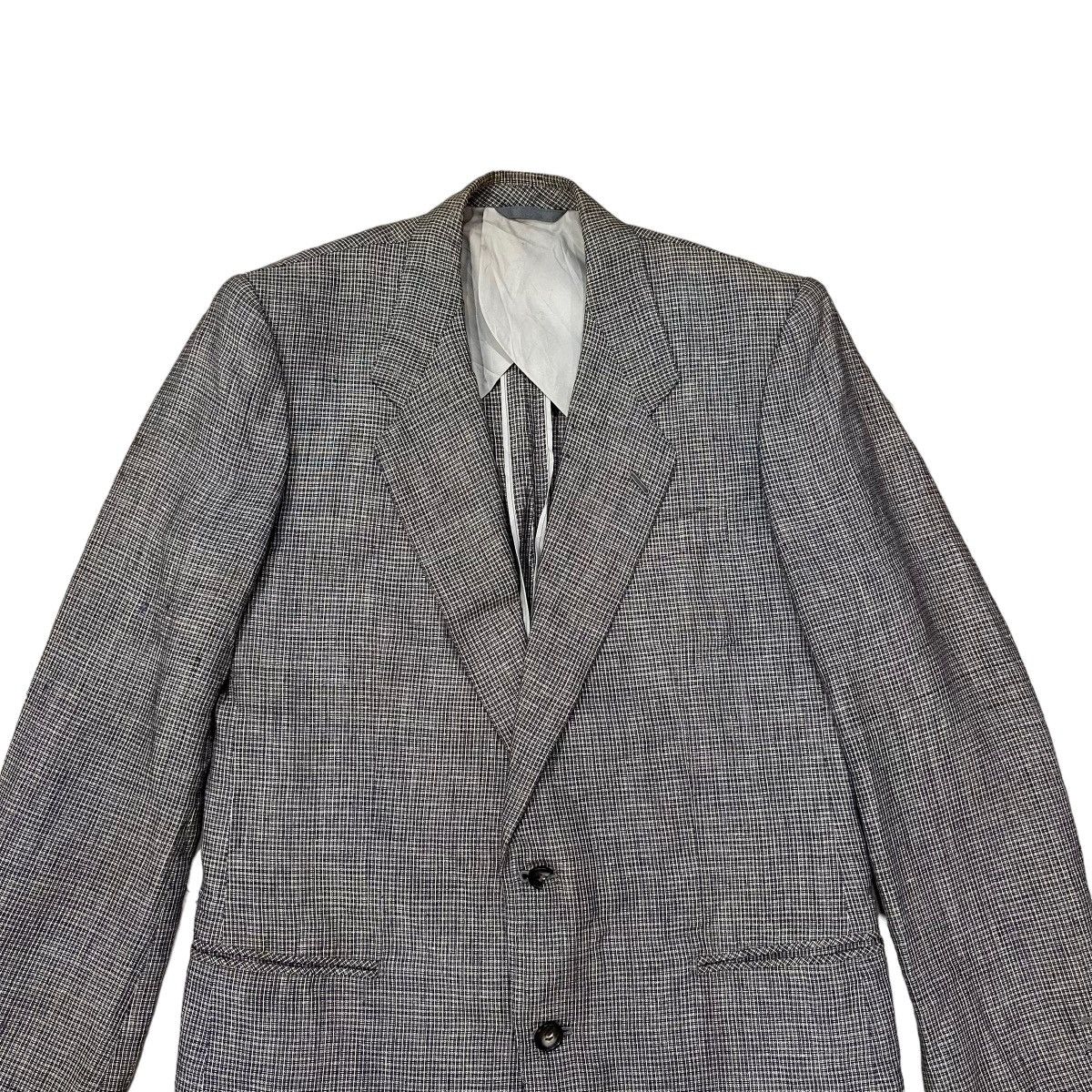 Yves Saint Laurent Vintage YSL Gingham Button Blazer Jacket Size US S / EU 44-46 / 1 - 5 Thumbnail