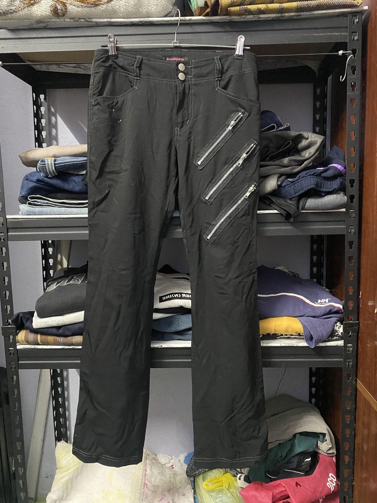 Japanese Brand Algonquins Punks Bondage Pants Size US 32 / EU 48 - 2 Thumbnail
