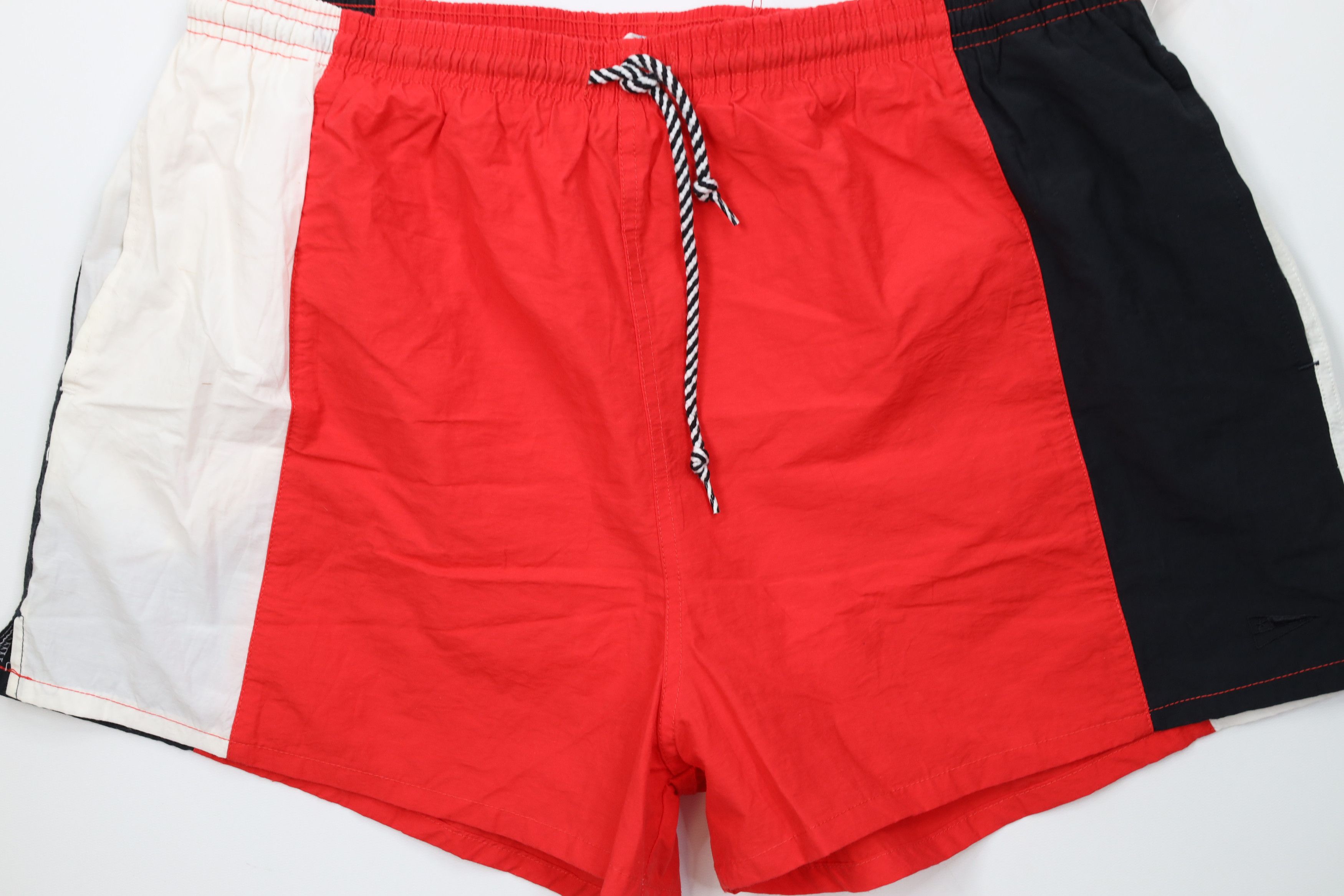 Vintage Deadstock Vintage 90s Streetwear Block Lined Shorts Trunks Size US 36 / EU 52 - 3 Thumbnail