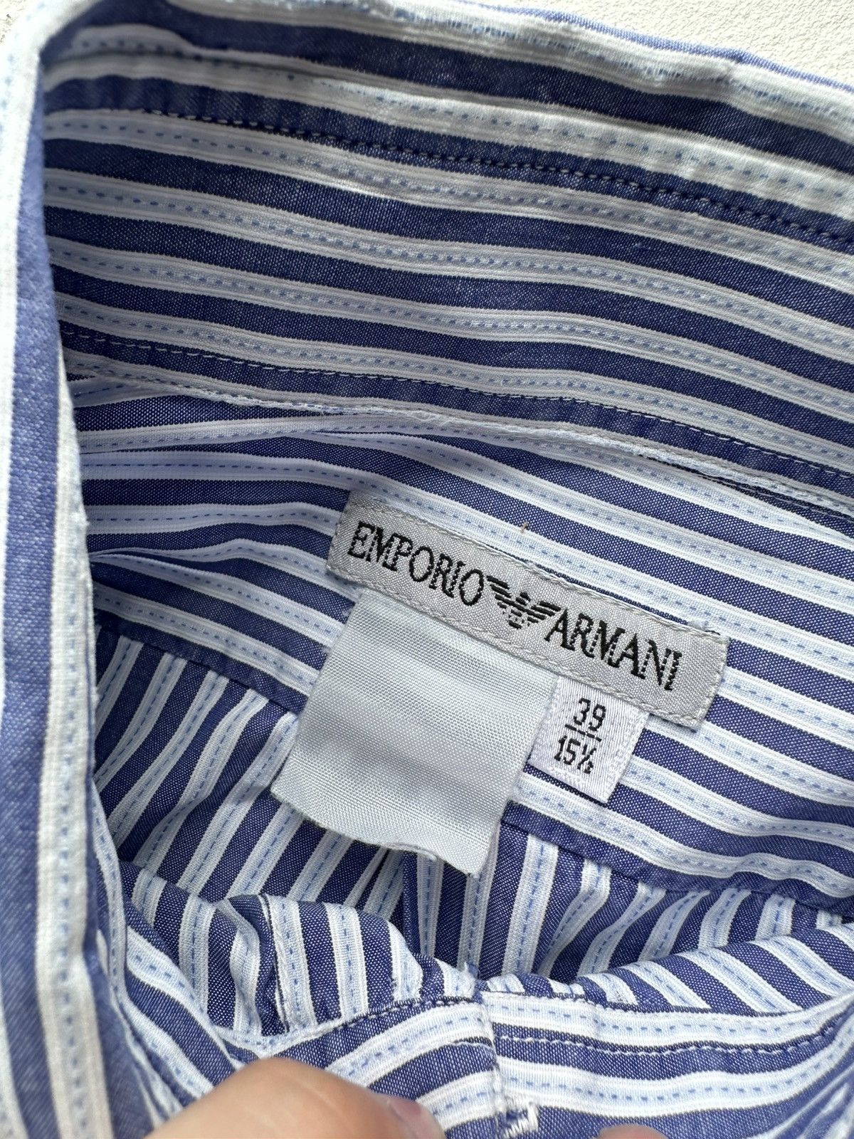 Emporio Armani RARE🚨 EMPORIO ARMANI JEANS VINTAGE SHIRT LUXURY BUTTON 90s Size US M / EU 48-50 / 2 - 6 Thumbnail