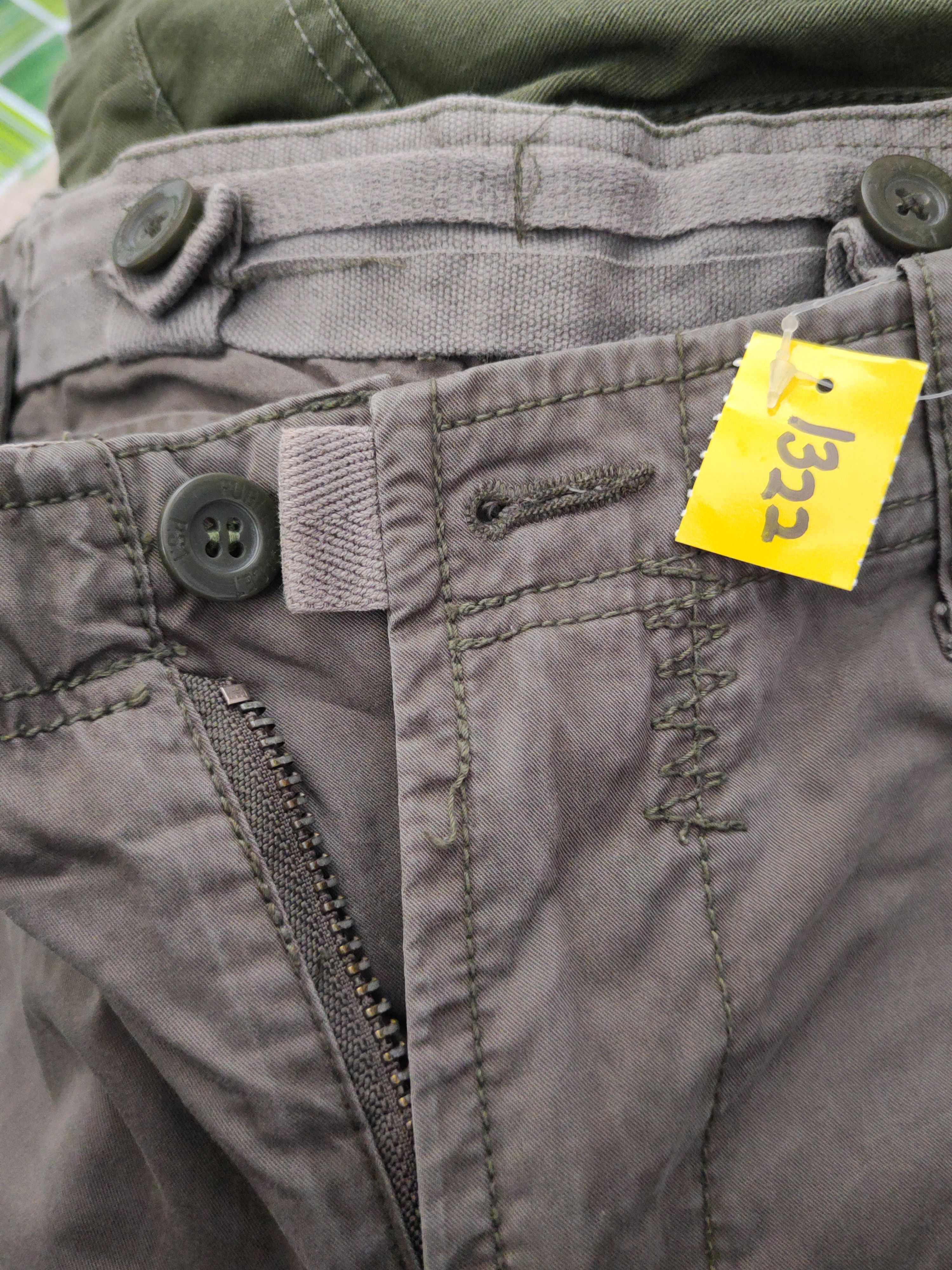Japanese Brand DL Public Space 1 Olive Multipocket Cargo Pants #1322 Size US 34 / EU 50 - 17 Thumbnail