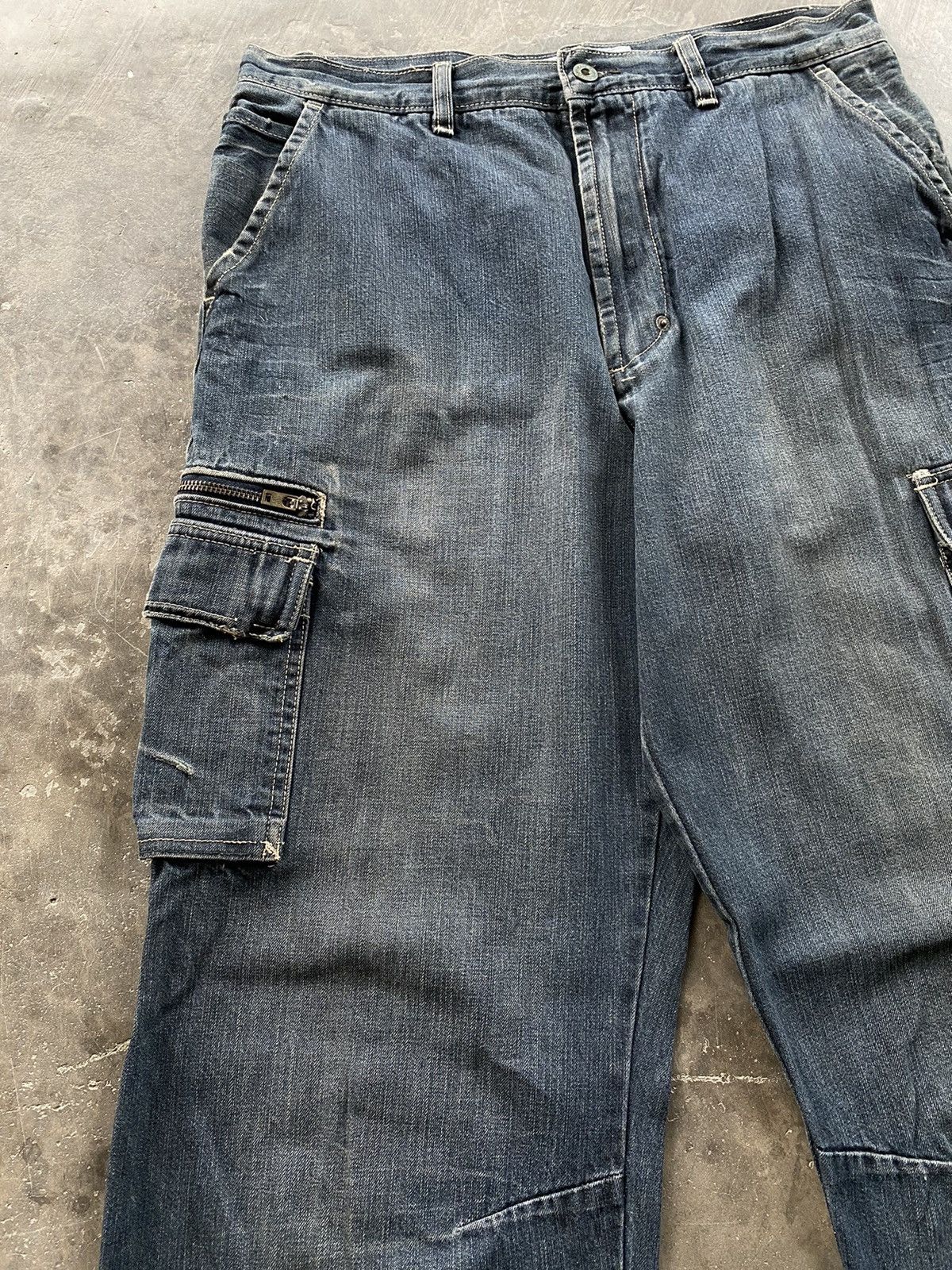 Vintage Baggy Jeans Vintage Workwear Old Navy Cargo 34x34 Size US 34 / EU 50 - 2 Thumbnail