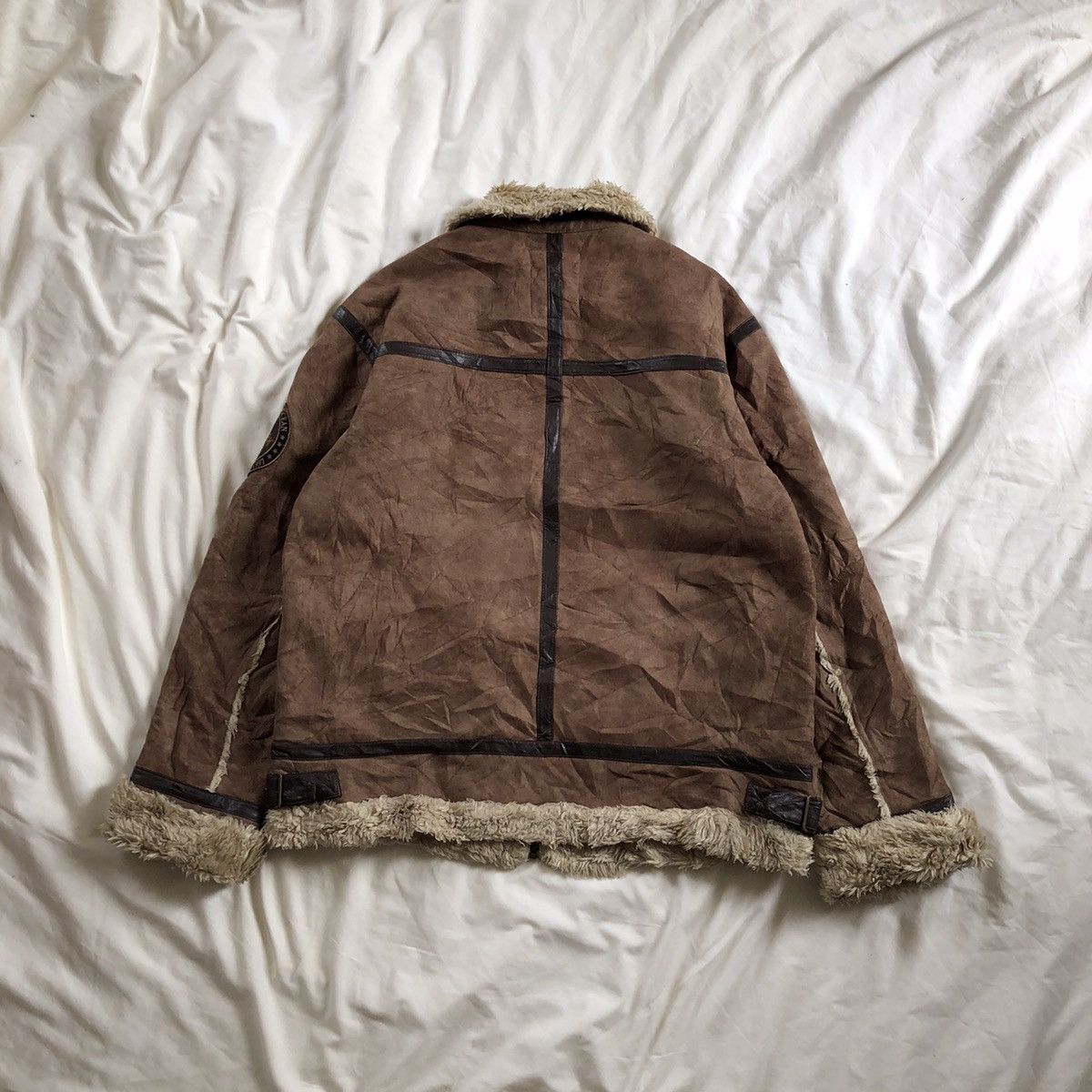 Japanese Brand KISSMARK Type B 3 Shearling Jacket Size US L / EU 52-54 / 3 - 3 Thumbnail