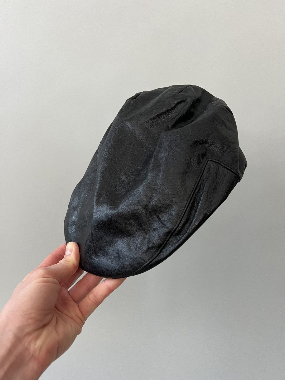 Raf Simons Raf Simons FW03 Leather Cabbie Hat Size ONE SIZE - 2 Thumbnail
