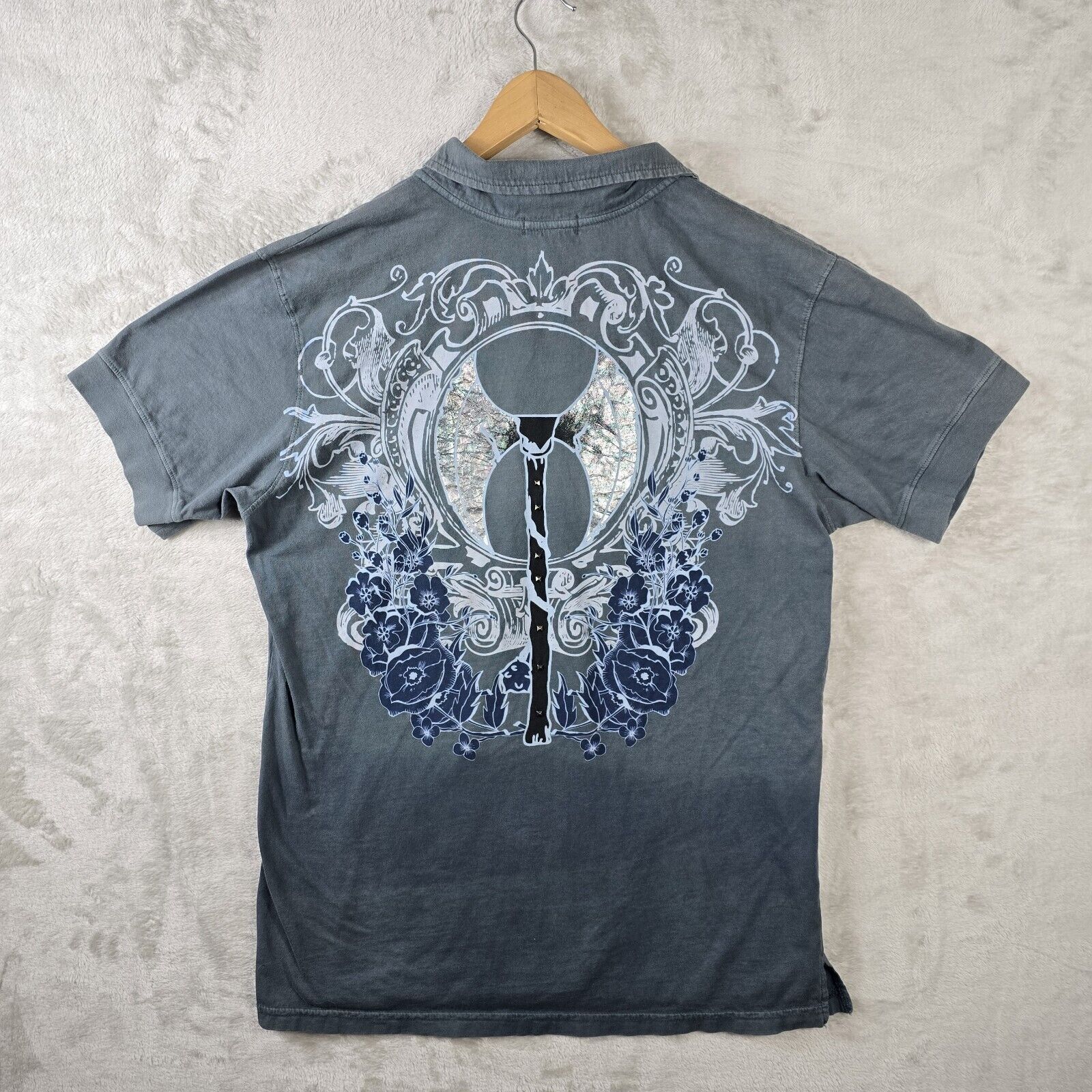 Other Trumanaty Polo Johnny Collar Shirt XXL Axe Affliction Style Size US XXL / EU 58 / 5 - 7 Thumbnail