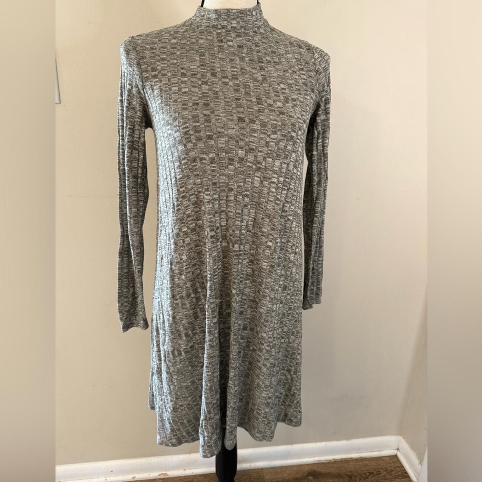 Other Love Fire gray midi sweater dress long sleeves SZ SM Size S / US 4 / IT 40 - 1 Thumbnail
