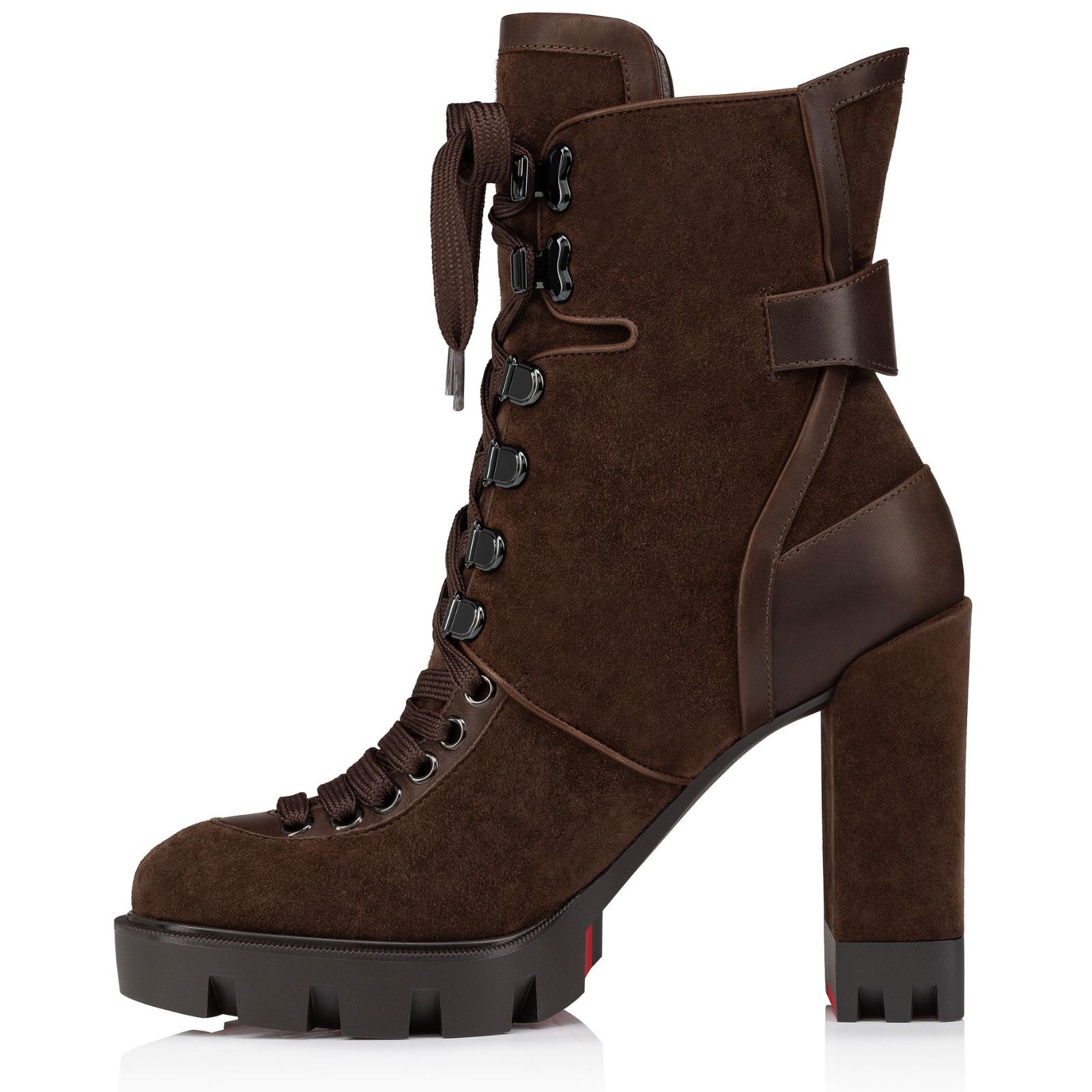 Christian Louboutin Christian Louboutin Macademia 100 Brown Platform Block Size US 7.5 / IT 37.5 - 9 Thumbnail
