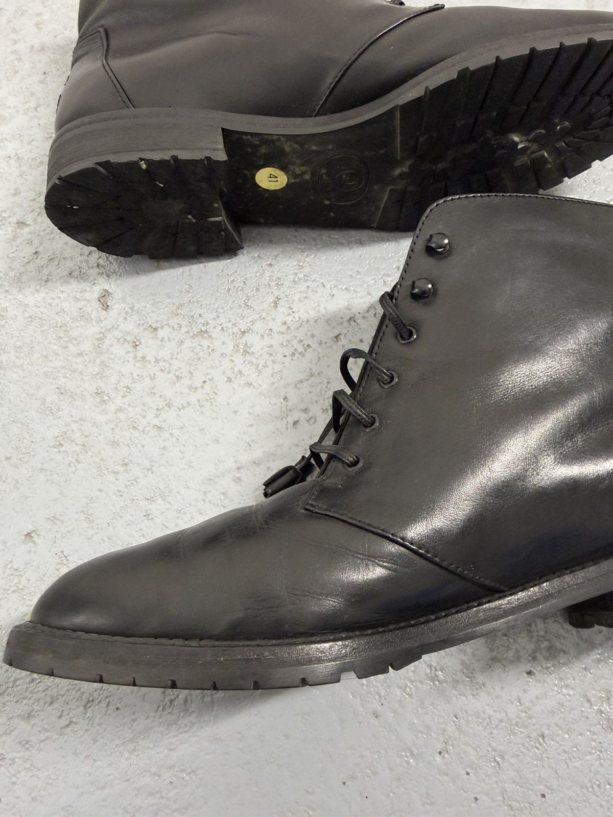 Chanel Vintage Chanel Back Logo Leather Insulated Boots Size US 11 / IT 41 - 5 Thumbnail
