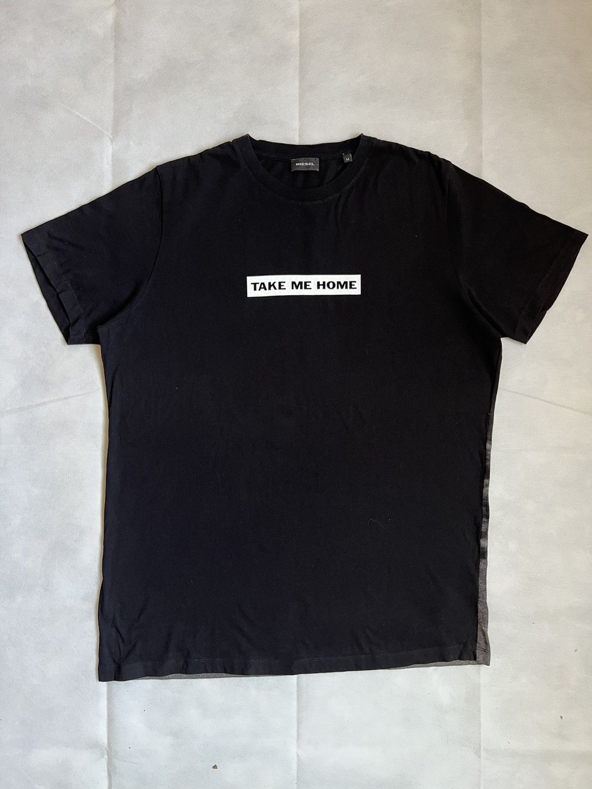 Designer × Diesel Diesel Claudio Majorana Take Me Home Black Tshirt Size US M / EU 48-50 / 2 - 4 Thumbnail