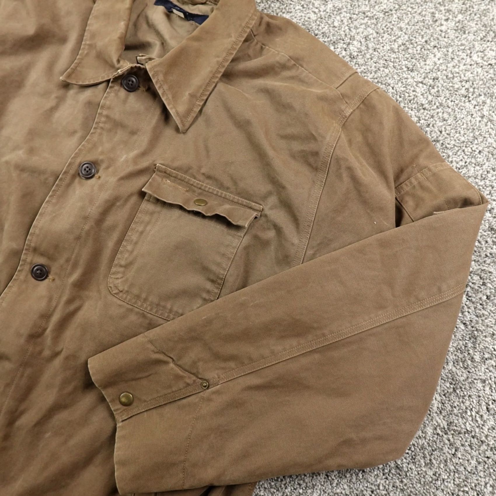 Gap Gap Jacket Mens XL Brown Quilted Lined Heavy Bomber Zip Coat Chore Work Y2K 00s Size US XL / EU 56 / 4 - 7 Thumbnail