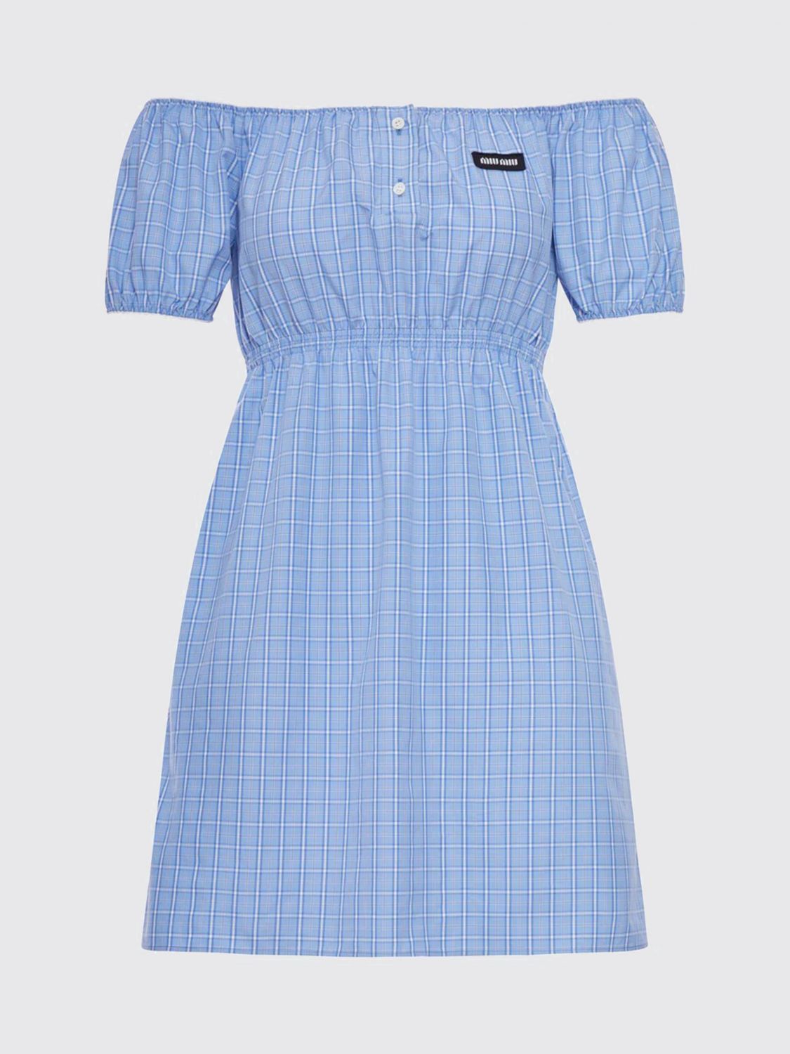 Miu Miu Miu Miu Dress Woman Blue Size S / US 4 / IT 40 - 1 Preview
