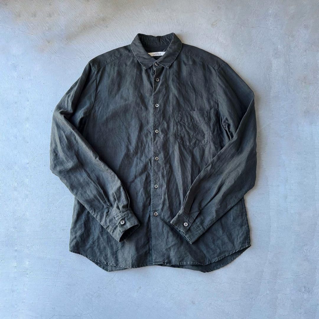 CONFECT High-Count Linen Regular Collar Shirt Size US L / EU 52-54 / 3 - 1 Thumbnail