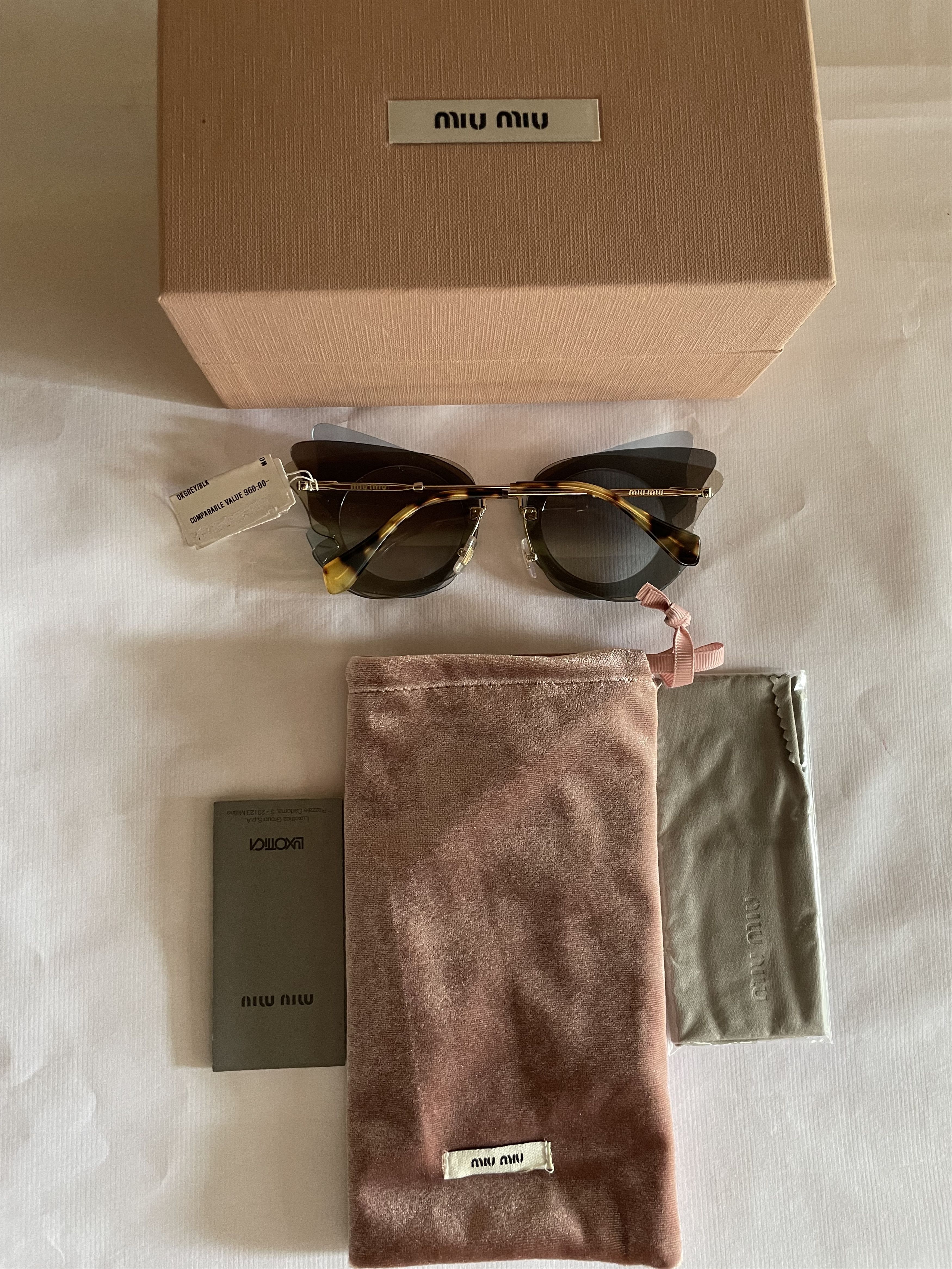 Miu Miu Miu Miu SMU O2S VA0-0A7 Womens Sunglasses MU02SS Size ONE SIZE - 6 Thumbnail