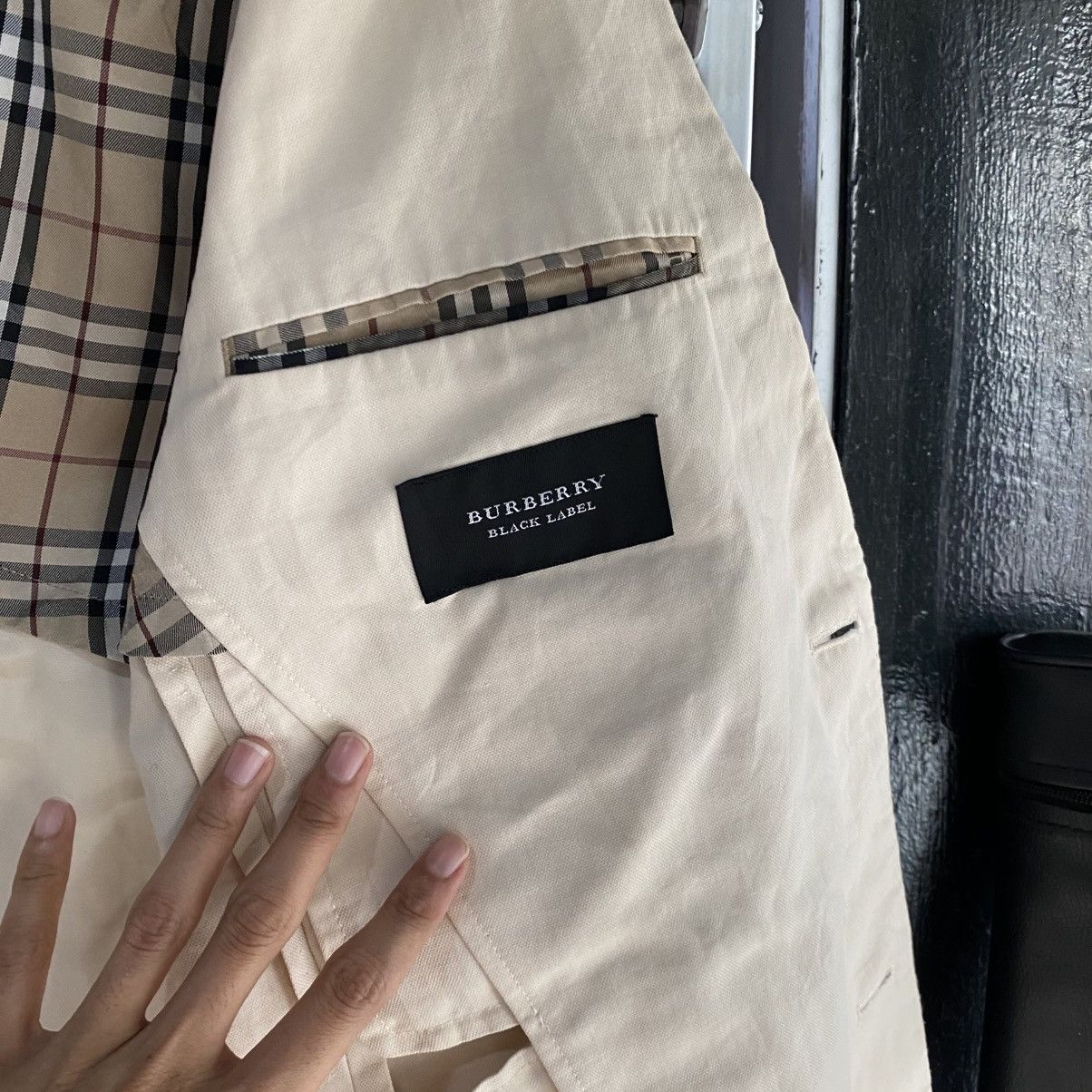 Burberry BURBERRY BLACK LABEL BLAZERS SIZE L MADE IN JAPAN Size 40R - 12 Thumbnail