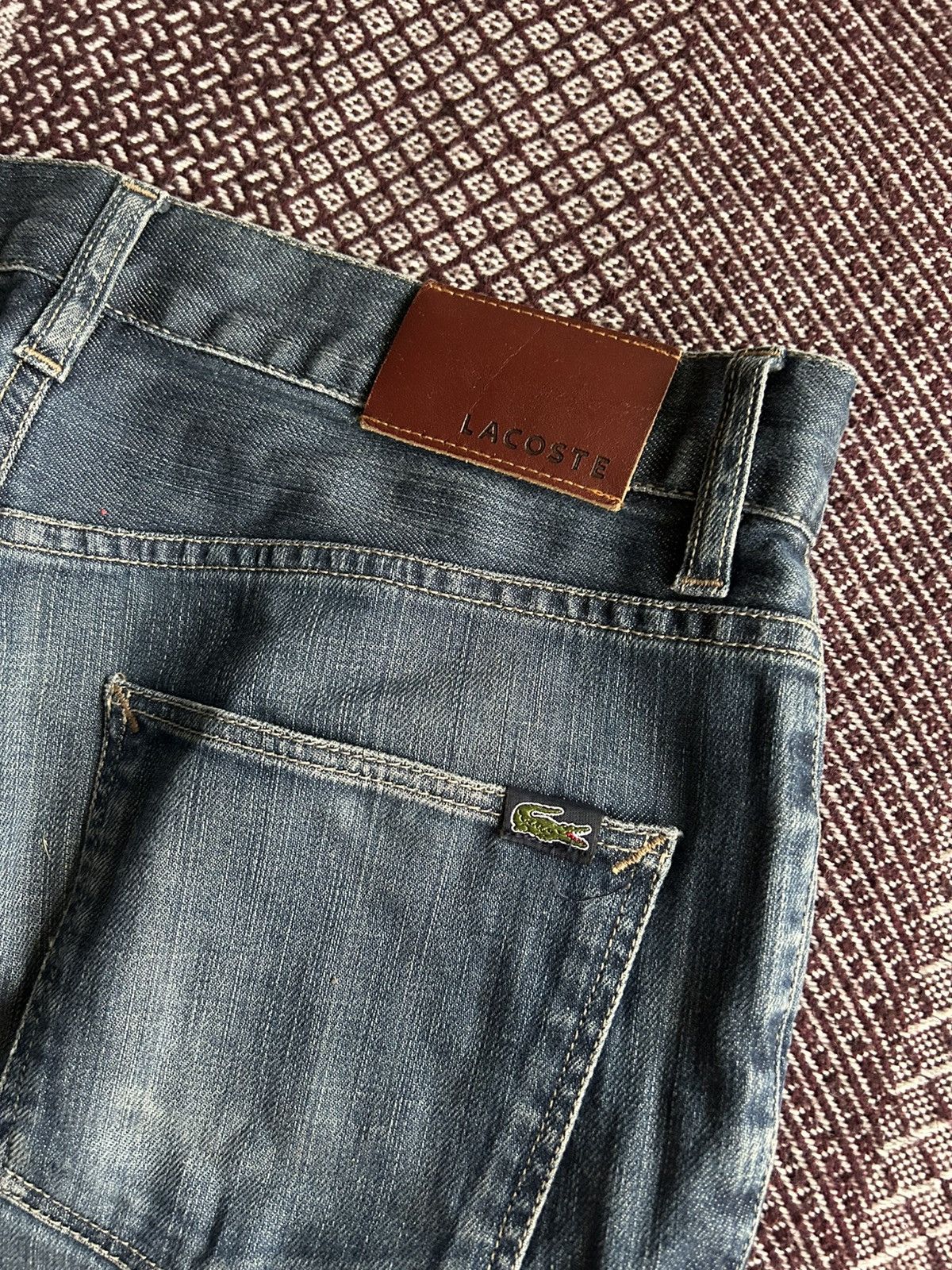 Lacoste Vintage Lacoste Denim Jeans Faded Washed Pants Unisex Sz 32 Size US 32 / EU 48 - 6 Thumbnail