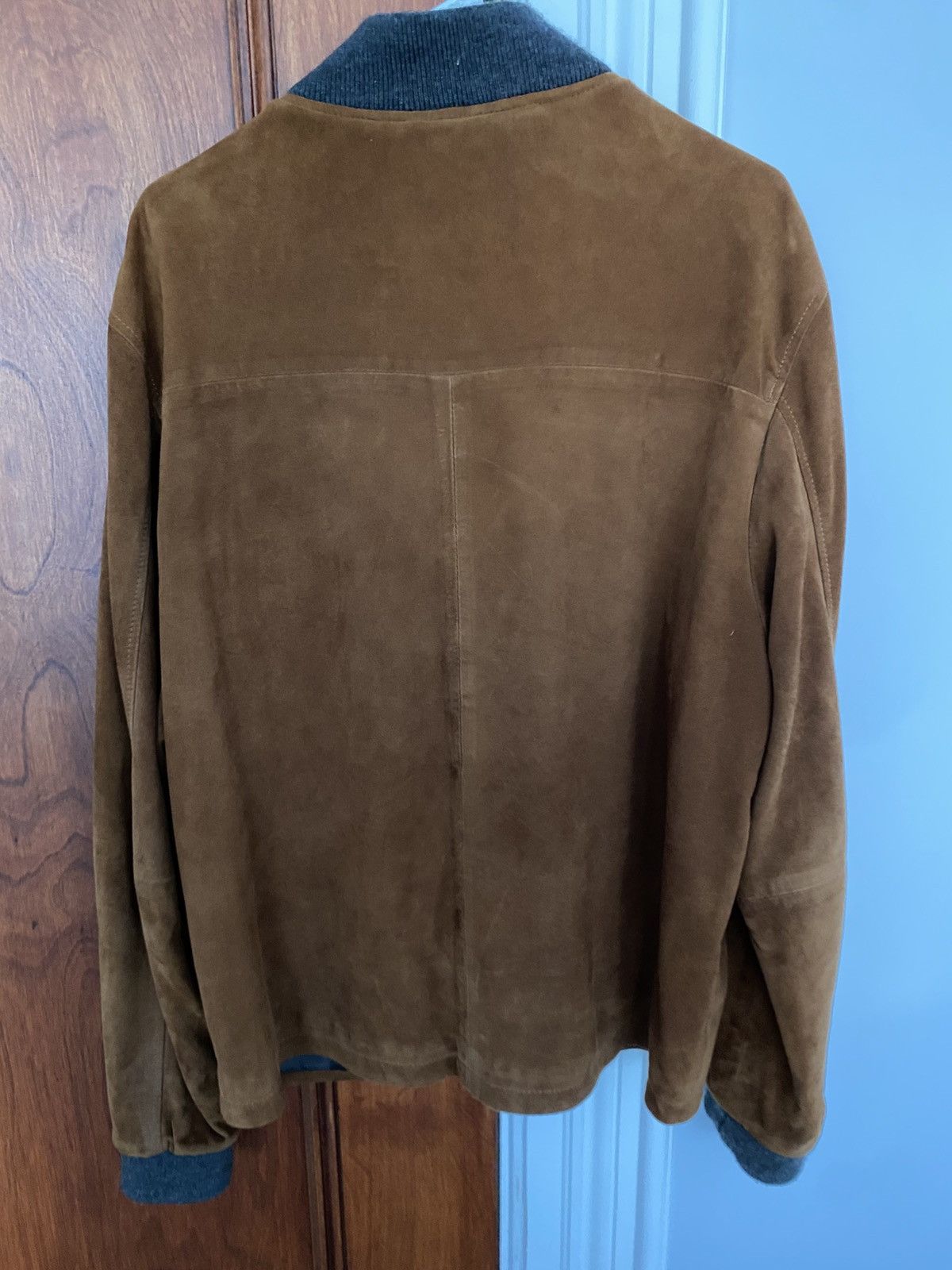 Vintage Suede Leather Gameday Jacket Size US XL / EU 56 / 4 - 4 Thumbnail