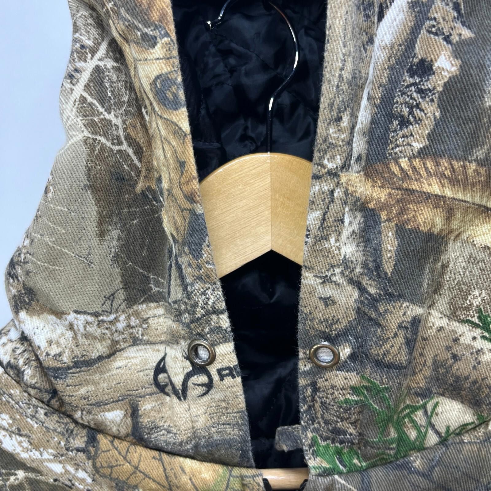 Realtree Vintage Realtree Camo Y2K Quilted Hooded Zip-Up Jacket 2XL Size ONE SIZE - 5 Thumbnail