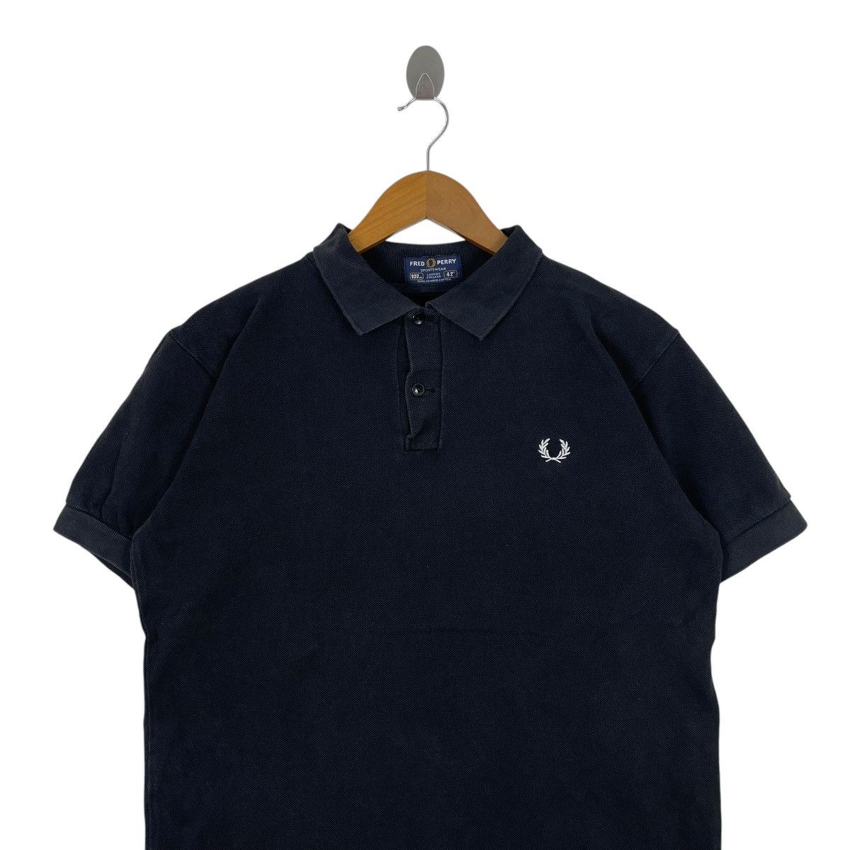 Fred Perry Vintage Fred Perry England Polo Tee Shirt Size US L / EU 52-54 / 3 - 2 Thumbnail