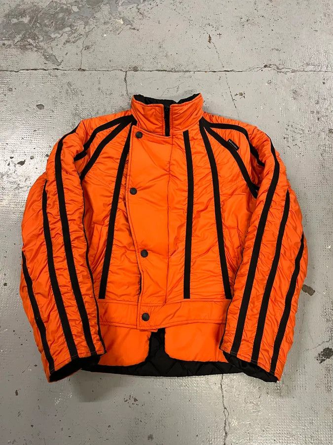 Dolce & Gabbana AW2003 Dolce & Gabbana Spatial Tactical Orange Puffer Jacket Size US M / EU 48-50 / 2 - 1 Thumbnail