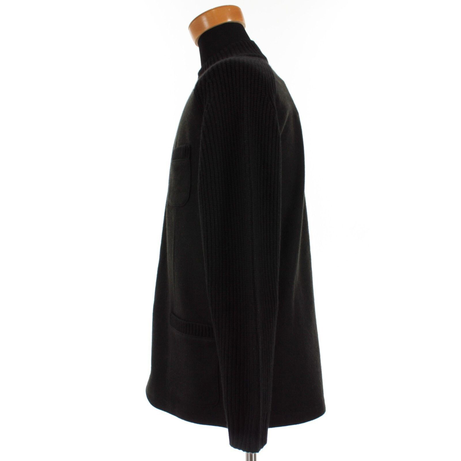 Maurizio Baldassari Maurizio Baldassari Jacket Size L US In Black Cashmere Size US L / EU 52-54 / 3 - 3 Thumbnail