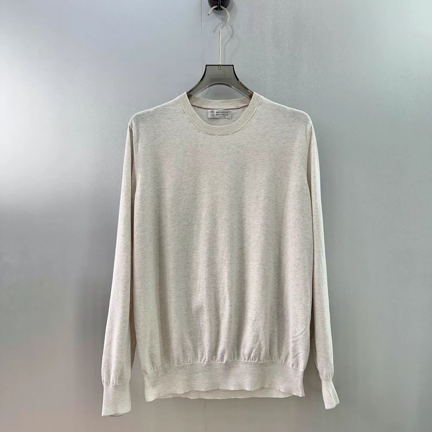 Brunello Cucinelli Brunello Cucinelli solid wool knit sweater size 56 Size US XL / EU 56 / 4 - 1 Thumbnail