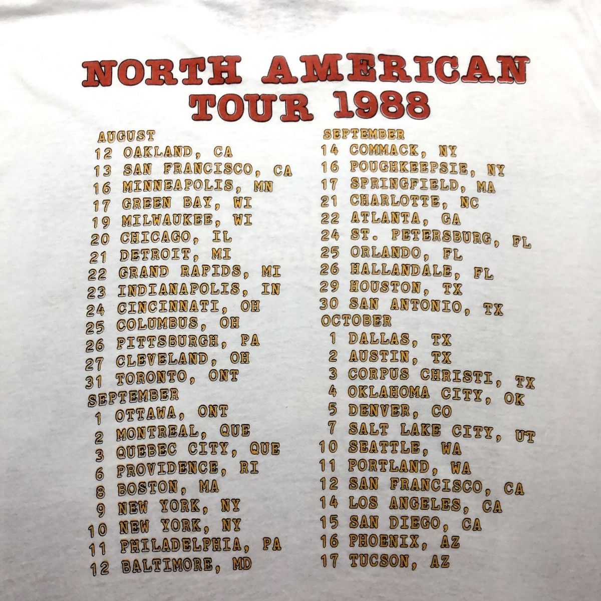 Other VINTAGE KING DIAMOND 'THEM' North American Tour T-Shirt 1988 Size US L / EU 52-54 / 3 - 9 Thumbnail