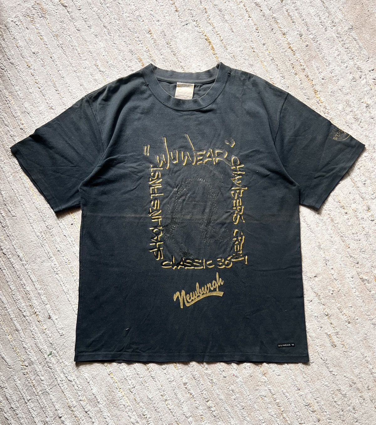 Vintage × Wu-Tang Clan Trashed Sunfaded 90s Wu Wear Tshirt Size US XL / EU 56 / 4 - 1 Thumbnail