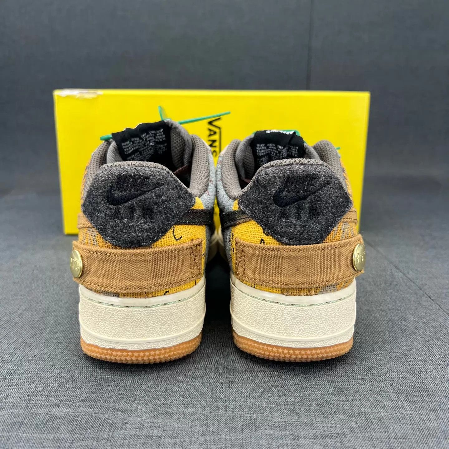 Nike AF1 TS Color Blocked Khaki Size US 6.5 / EU 39-40 - 5 Thumbnail
