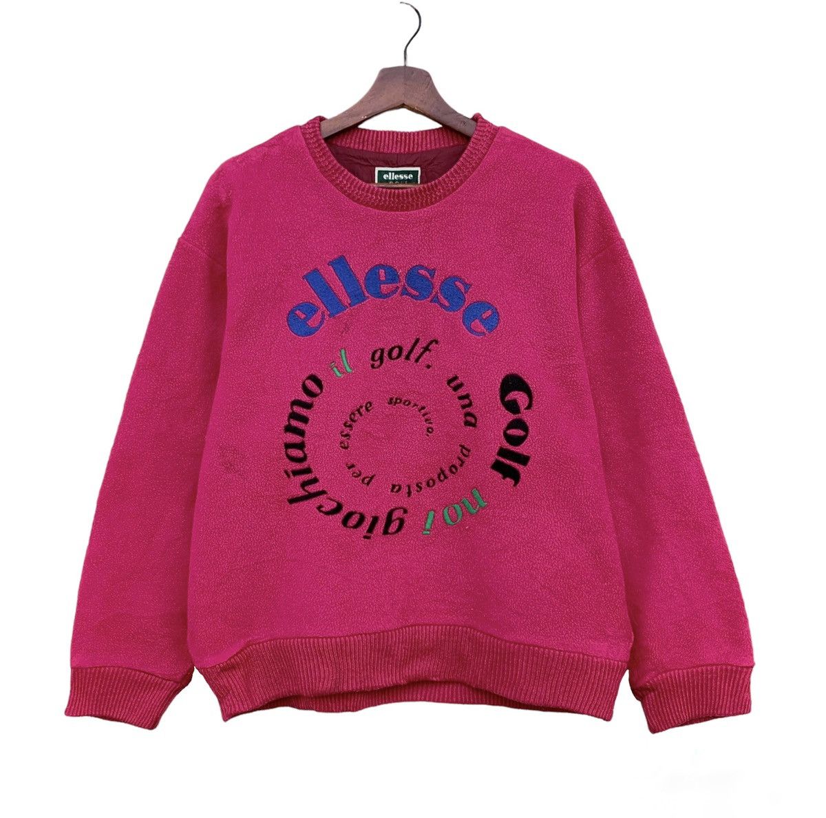 Ellesse × Polartec Vintage 90s Ellesse Golf Polartec Fleece Sweatshirt Size L / US 10 / IT 46 - 1 Thumbnail