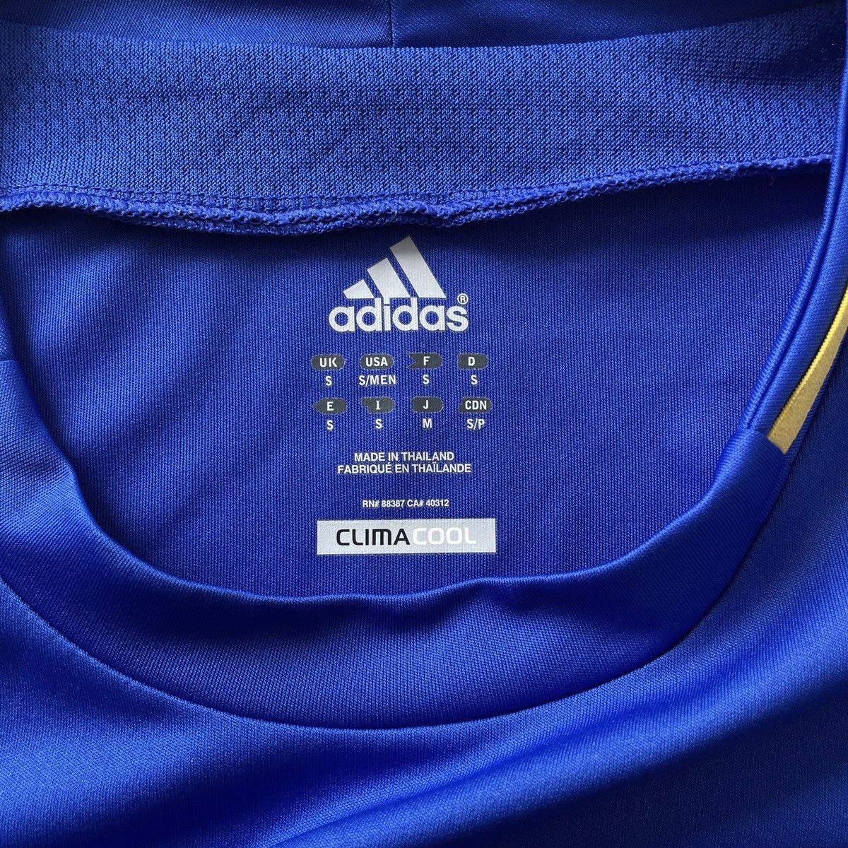 Adidas Ukraine National Team Away Soccer Jersey Shirt Euro 2012 Size US S / EU 44-46 / 1 - 10 Thumbnail