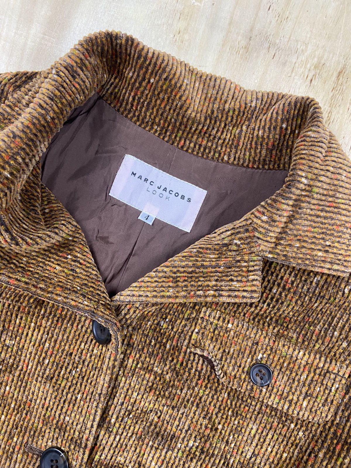 Marc Jacobs Vintage Archive Marc Jacobs Look Wool Mills Corduroy Jacket Size S / US 4 / IT 40 - 5 Thumbnail