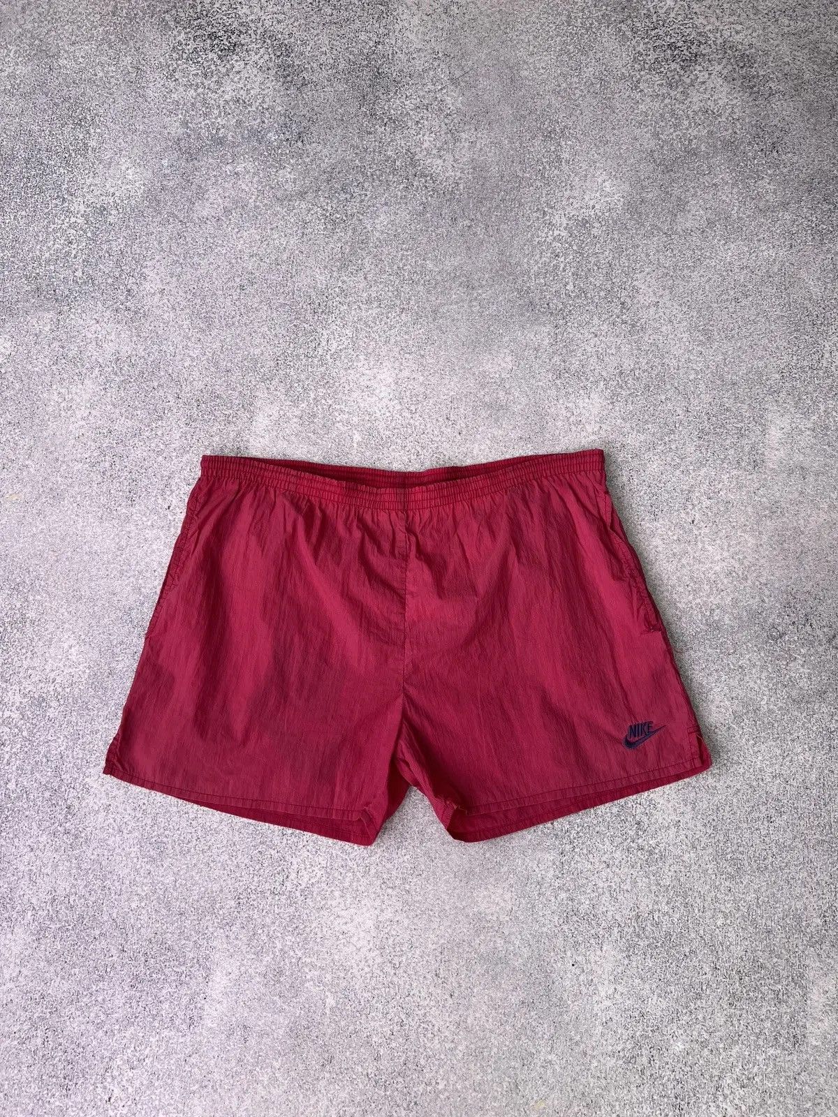 Nike × Vintage Vintage Nike 90s style shorts big logo swoosh Size US 35 - 2 Thumbnail