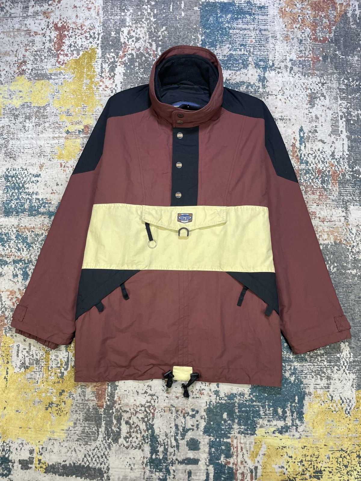 Ocean Pacific Vtg 90s OP Ocean Pacific Anorak Colorblock Pullover Jacket Size US L / EU 52-54 / 3 - 2 Thumbnail