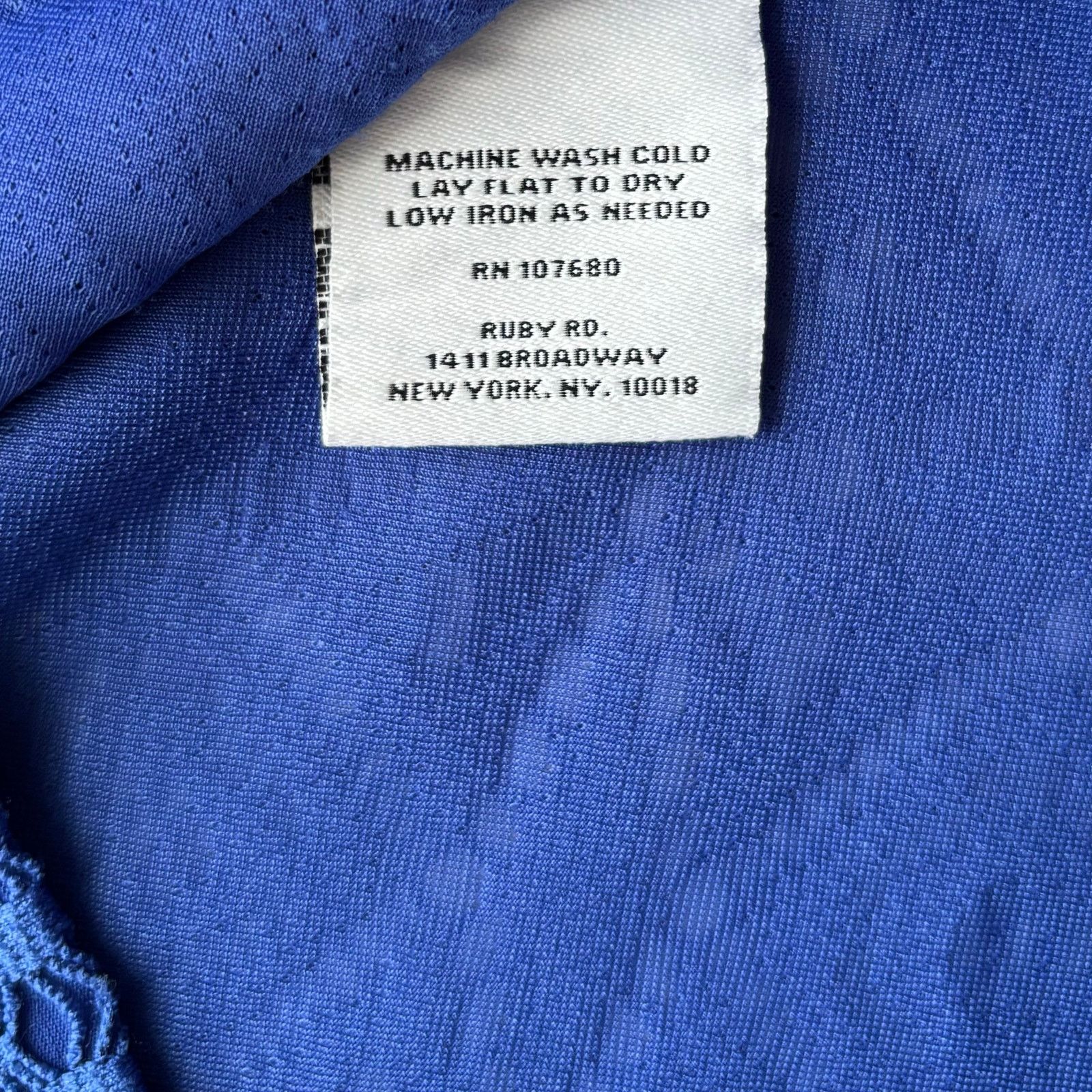 Other Ruby Rd. Blue Medallion Faux Wrap 3/4 Sleeve Shirt Large Size L / US 10 / IT 46 - 8 Thumbnail